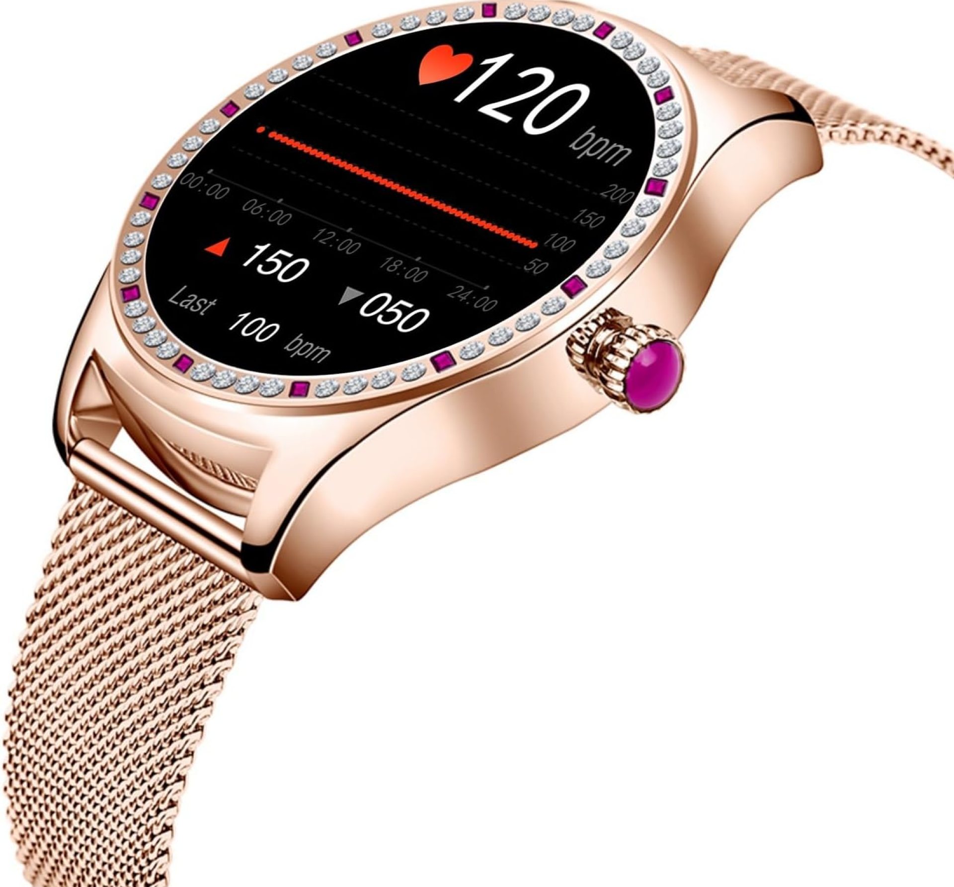 Smart Watch Women Diamond 1.28″ Bluetooth Call, DIY Dial,100+ Sports Modes,Valentines Gifts for Her,Calorie/Pedometer Android iOS Elegant Women’s Smart Watches Golden(Golden) Smart Watch Women Diamond 1.28″ Bluetooth Call, DIY Dial,100+ Sports Modes,Valentines Gifts for Her,Calorie/Pedometer Android iOS Elegant Women’s Smart Watches Golden(Golden)