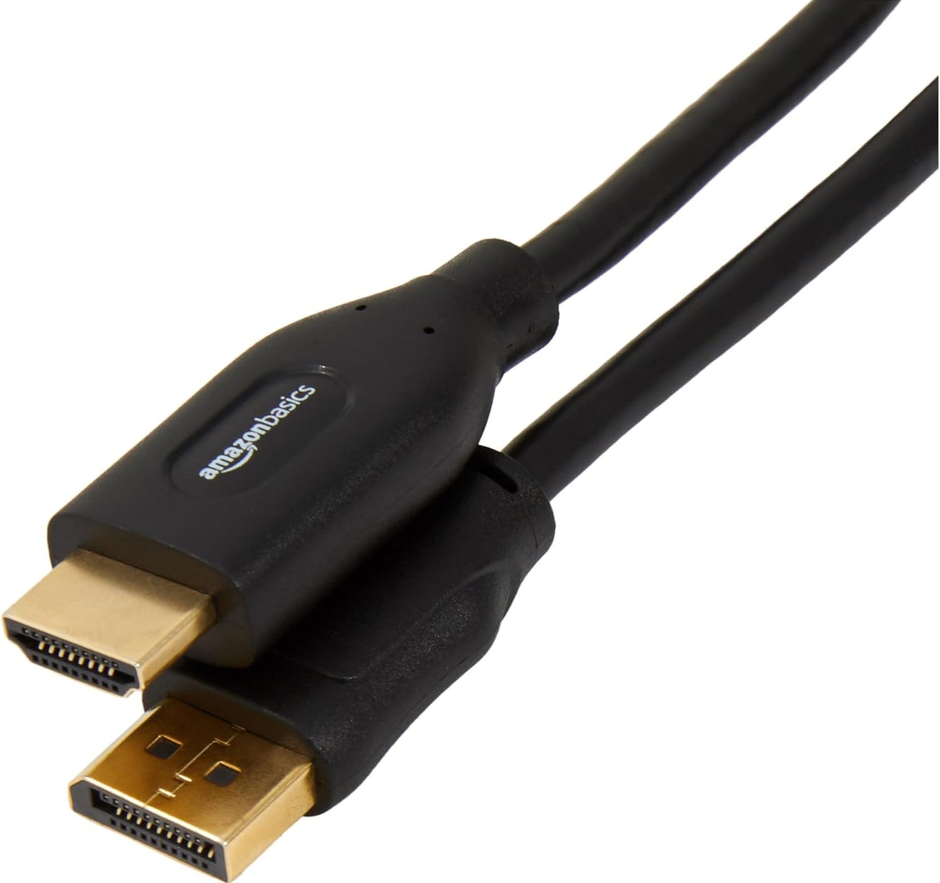Amazon Basics DisplayPort to HDMI Cable, Uni-Directional, 4K@30Hz, 1920×1200, 1080p, 6 ft, Black Amazon Basics DisplayPort to HDMI Cable, Uni-Directional, 4K@30Hz, 1920×1200, 1080p, 6 ft, Black