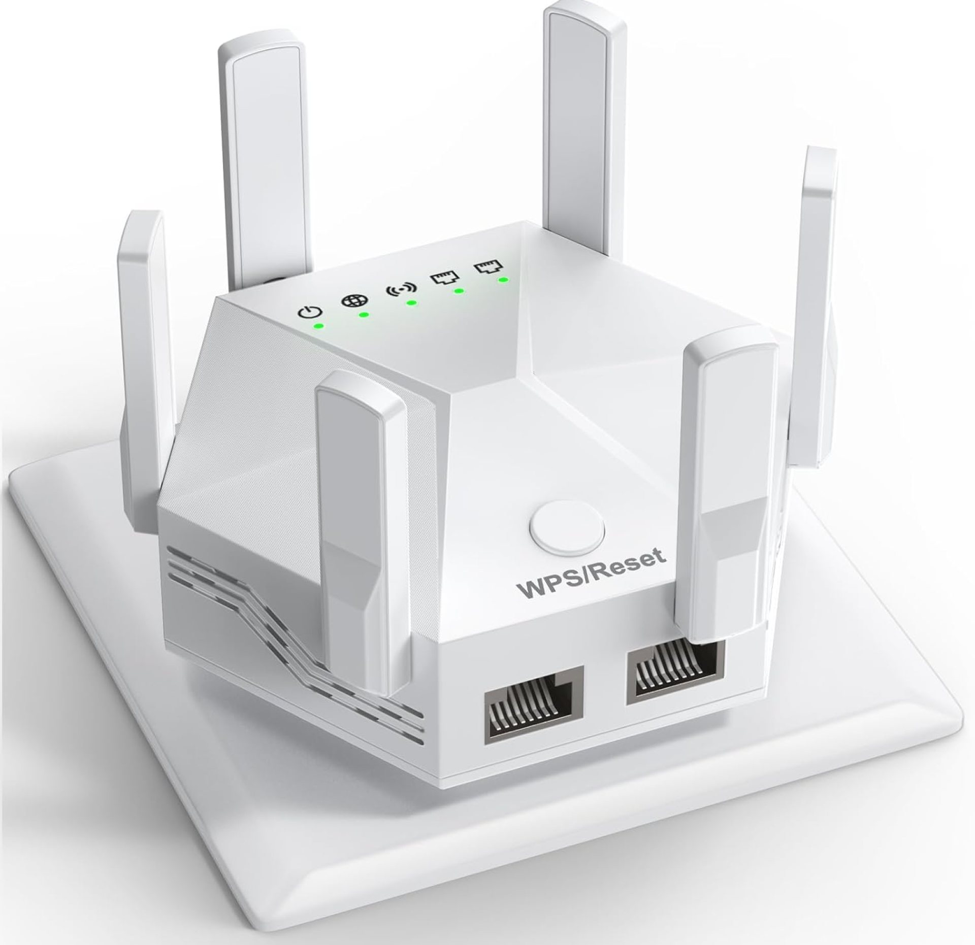 2024 WiFi Extender Signal Booster for Home Powerful 6 Antennas WiFi Booster – up to 10000 sq.ft Coverage, 1200Mbps Dual Band 5GHz/2.4GHz Long Range Wireless Internet Booster WiFi Repeater (White) 2024 WiFi Extender Signal Booster for Home Powerful 6 Antennas WiFi Booster – up to 10000 sq.ft Coverage, 1200Mbps Dual Band 5GHz/2.4GHz Long Range Wireless Internet Booster WiFi Repeater (White)