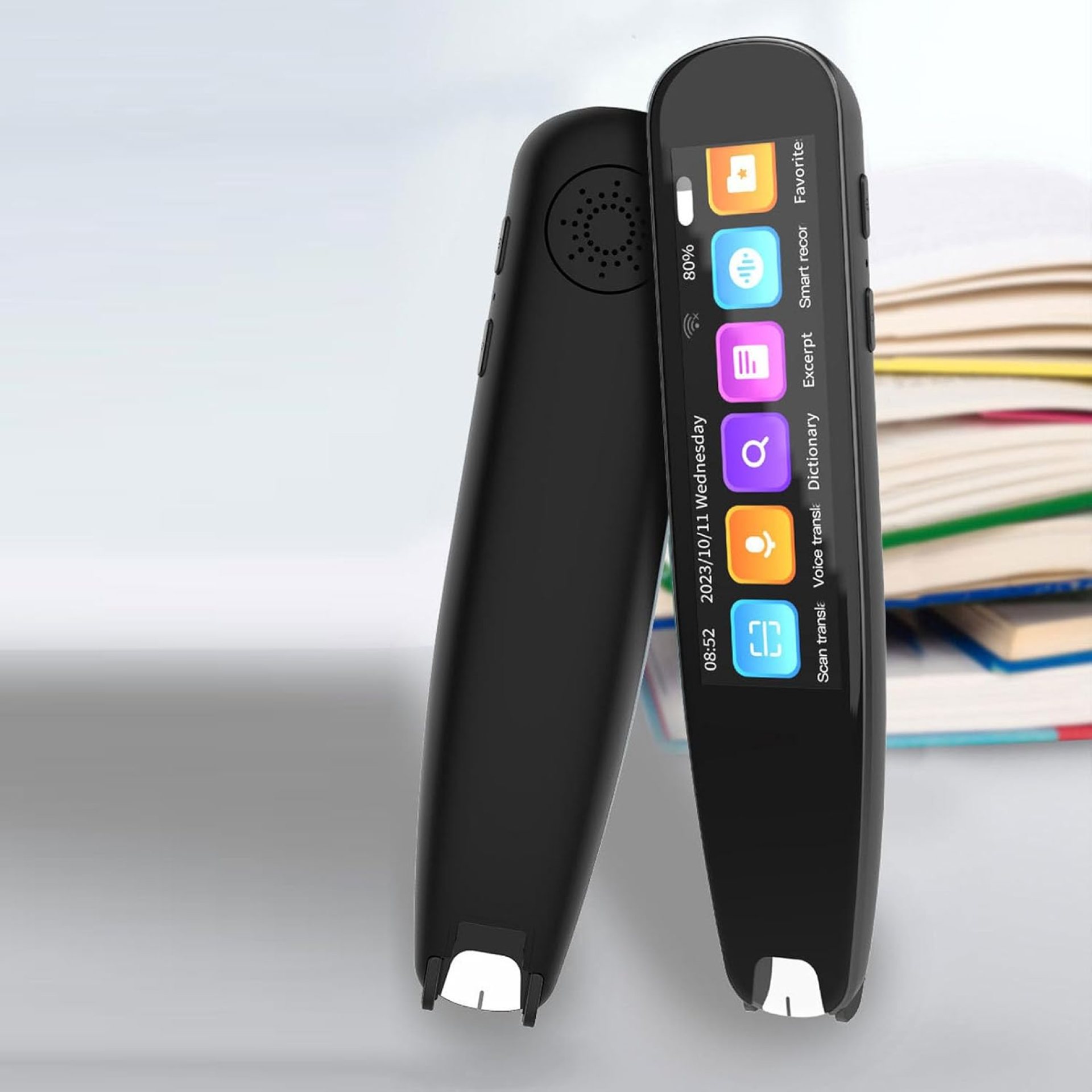 Translator Pen Scanner, Portable 131 Language Translator Device 8GB 2.99 inch Screen, 2MP Black Scan Reader Pen Dictionary Pen for Language Learners Read Business Travel Translator Pen Scanner, Portable 131 Language Translator Device 8GB 2.99 inch Screen, 2MP Black Scan Reader Pen Dictionary Pen for Language Learners Read Business Travel
