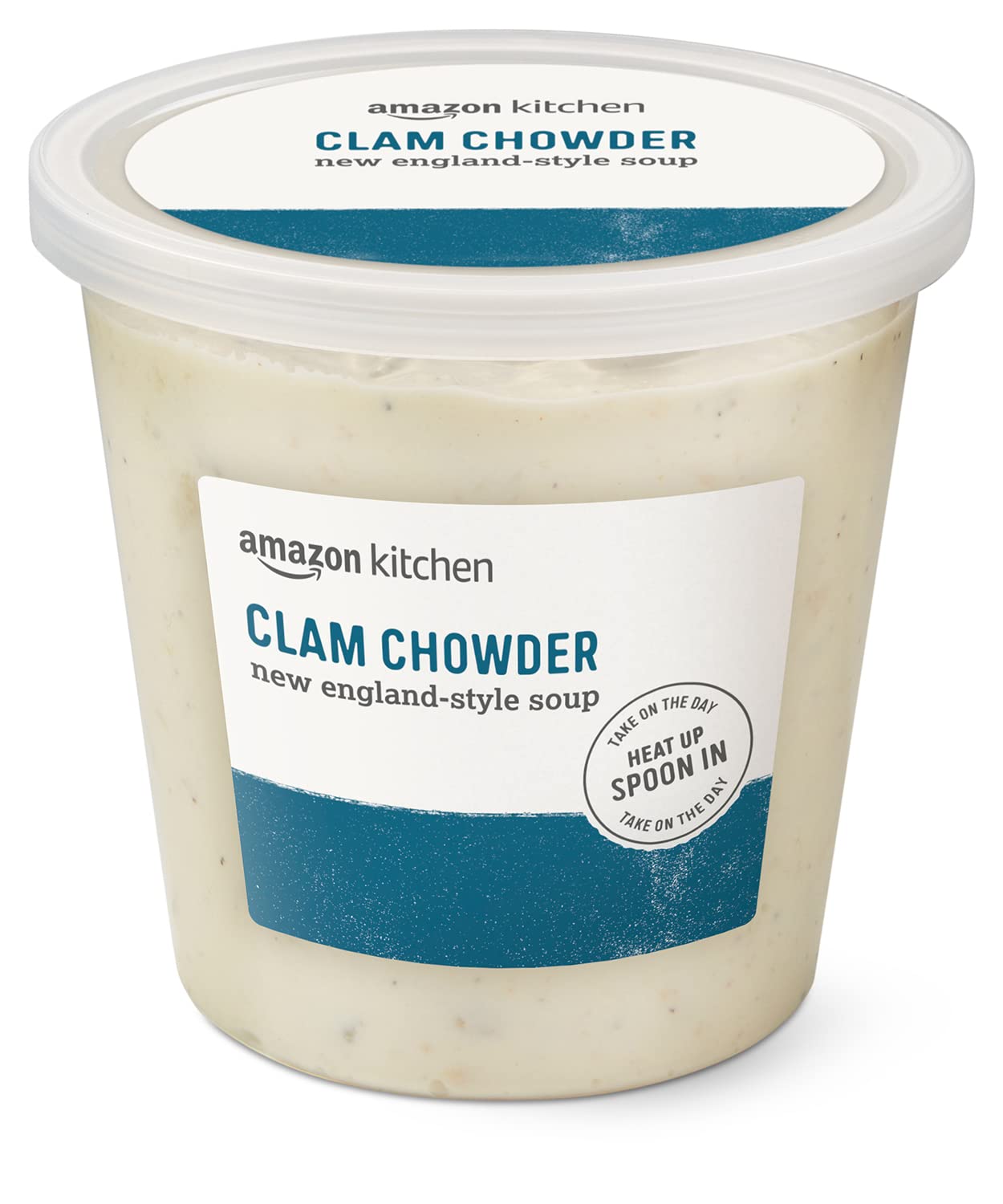 Amazon Kitchen, Clam Chowder New England-Style Soup, 24 oz Amazon Kitchen, Clam Chowder New England-Style Soup, 24 oz