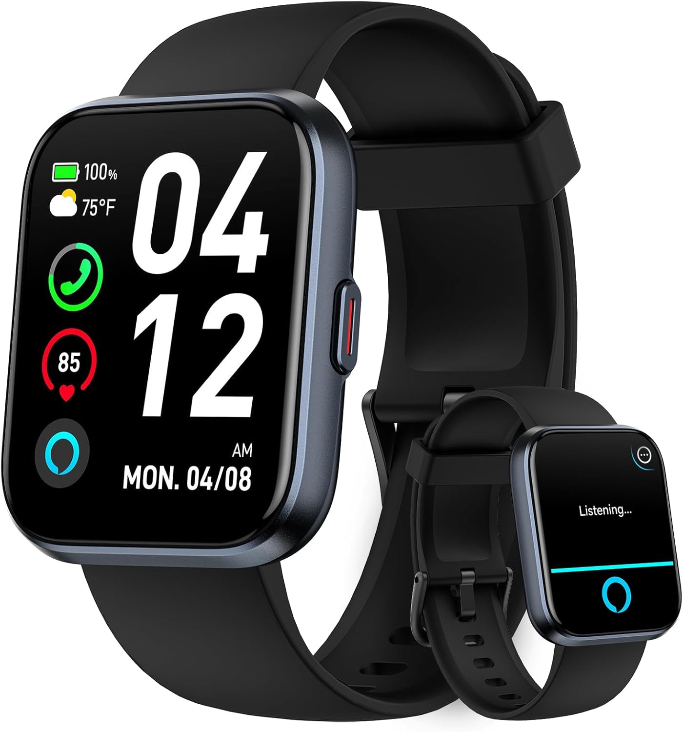 Smart Watches for Men Android & iPhone, 1.8″ Alexa Built-in Smartwatches Fitness Tracker Watch with Bluetooth Calls, IP68 Waterproof, Heart Rate/Sleep/SpO2/Stress Monitor, 110 Sport Modes Smart Watches for Men Android & iPhone, 1.8″ Alexa Built-in Smartwatches Fitness Tracker Watch with Bluetooth Calls, IP68 Waterproof, Heart Rate/Sleep/SpO2/Stress Monitor, 110 Sport Modes