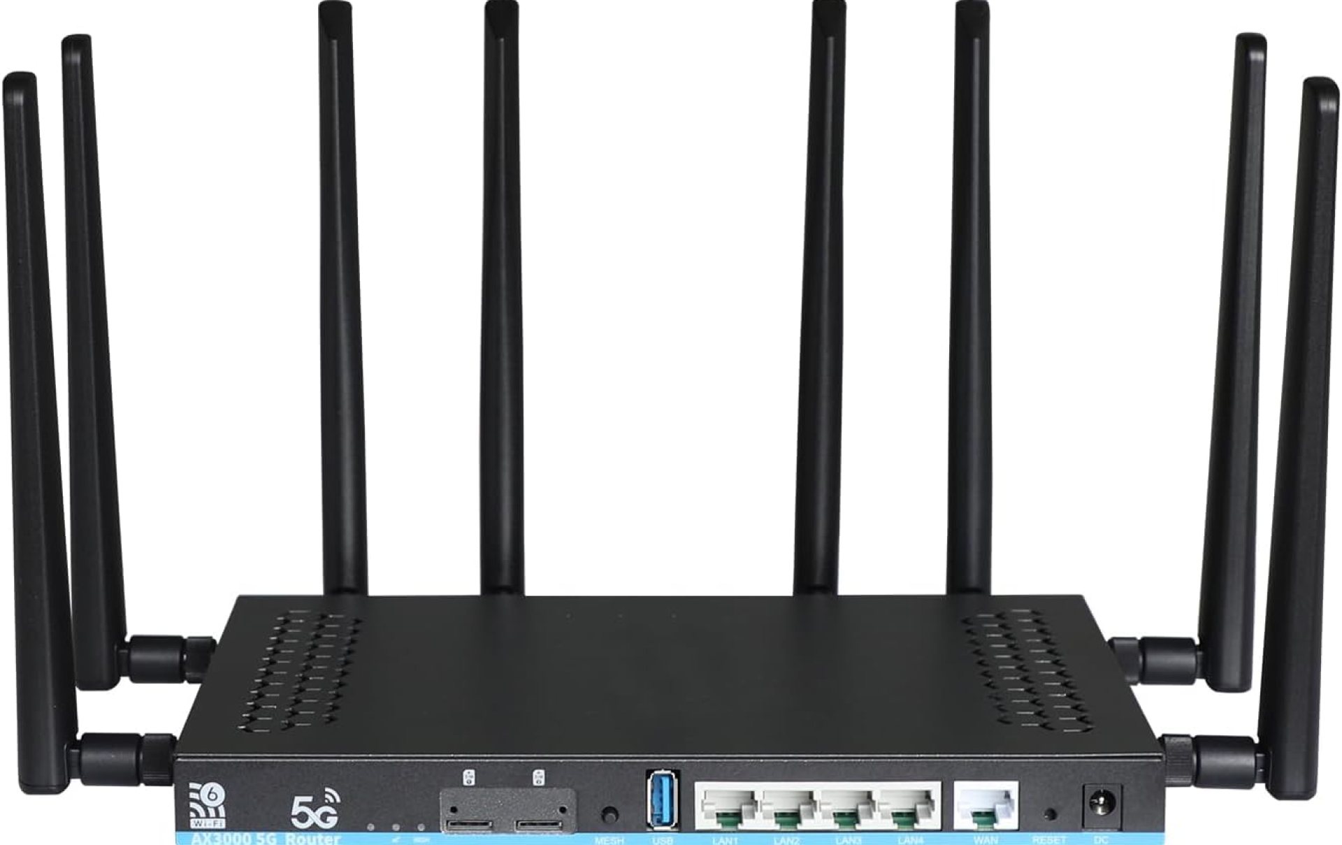 Wilflyer 5G SA NSA AX3000 WiFi 6 CPE Router for Globa Countries,Dual SIM Card Slot Celllular High Speed Wireless Router, 4 x 4 MU-MIMO,Detachable Antennas,Z8102AX-T-RM520NGL Wilflyer 5G SA NSA AX3000 WiFi 6 CPE Router for Globa Countries,Dual SIM Card Slot Celllular High Speed Wireless Router, 4 x 4 MU-MIMO,Detachable Antennas,Z8102AX-T-RM520NGL