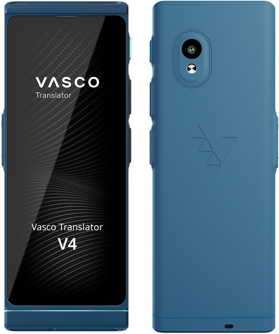 Vasco V4 Language Translator Device | 108 Languages | Free Lifetime Internet in Almost 200 Countries | Cobalt Blue Vasco V4 Language Translator Device | 108 Languages | Free Lifetime Internet in Almost 200 Countries | Cobalt Blue