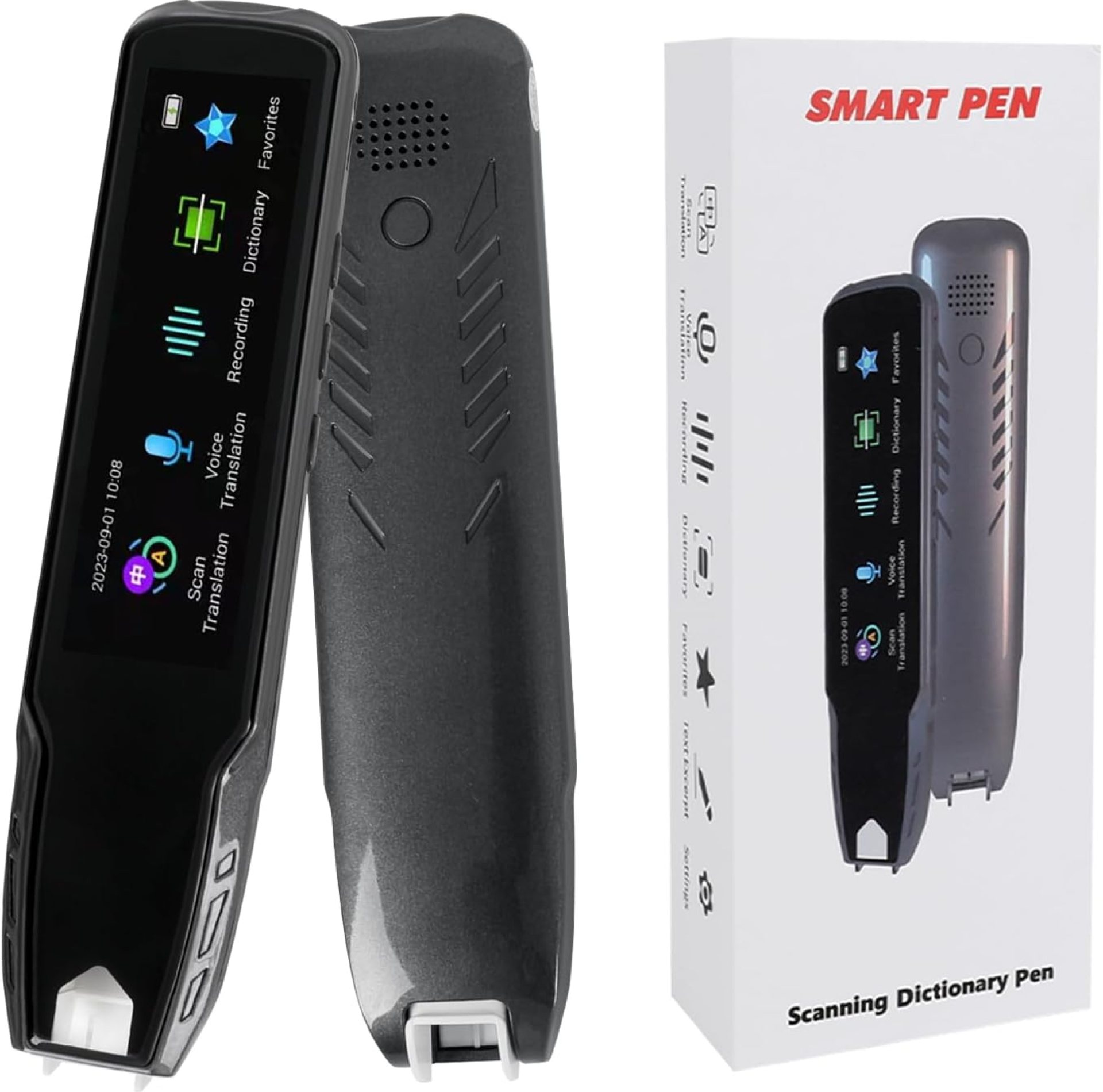 Scanner Translator Pen, Upgrade 112 Language Translation Device with 3.69 Inch Touch Screen, OCR Text to Speech, Wireless Scanning Reading Pen, for Students Adults Dyslexia Scanner Translator Pen, Upgrade 112 Language Translation Device with 3.69 Inch Touch Screen, OCR Text to Speech, Wireless Scanning Reading Pen, for Students Adults Dyslexia