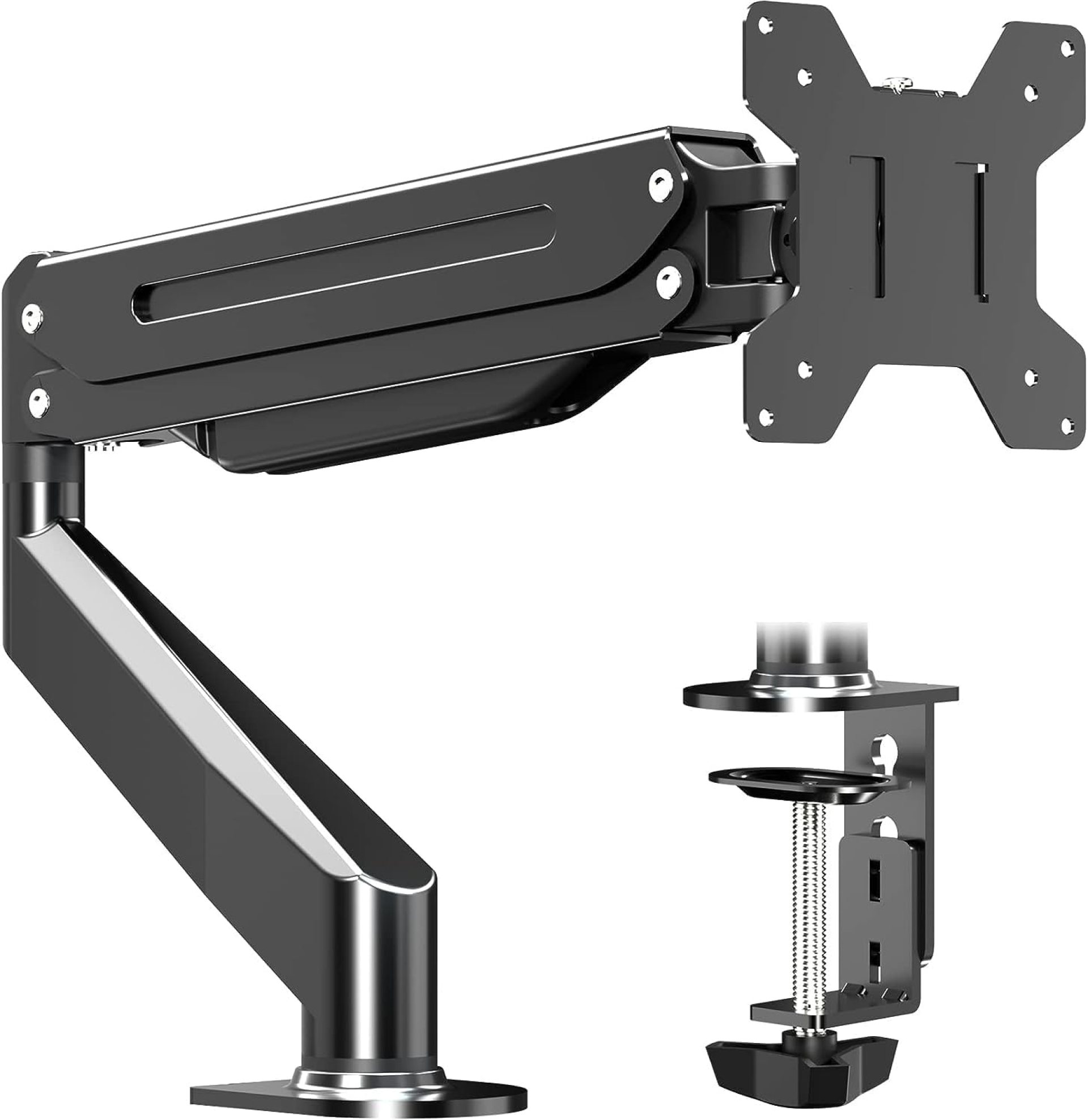 Suptek Monitor Mount Gas Spring Monitor Arm Desk Mount Fully Adjustable Fits 17 20 22 23 24 26 32 inch Monitors Weight Capacity up to 22 lbs Suptek Monitor Mount Gas Spring Monitor Arm Desk Mount Fully Adjustable Fits 17 20 22 23 24 26 32 inch Monitors Weight Capacity up to 22 lbs