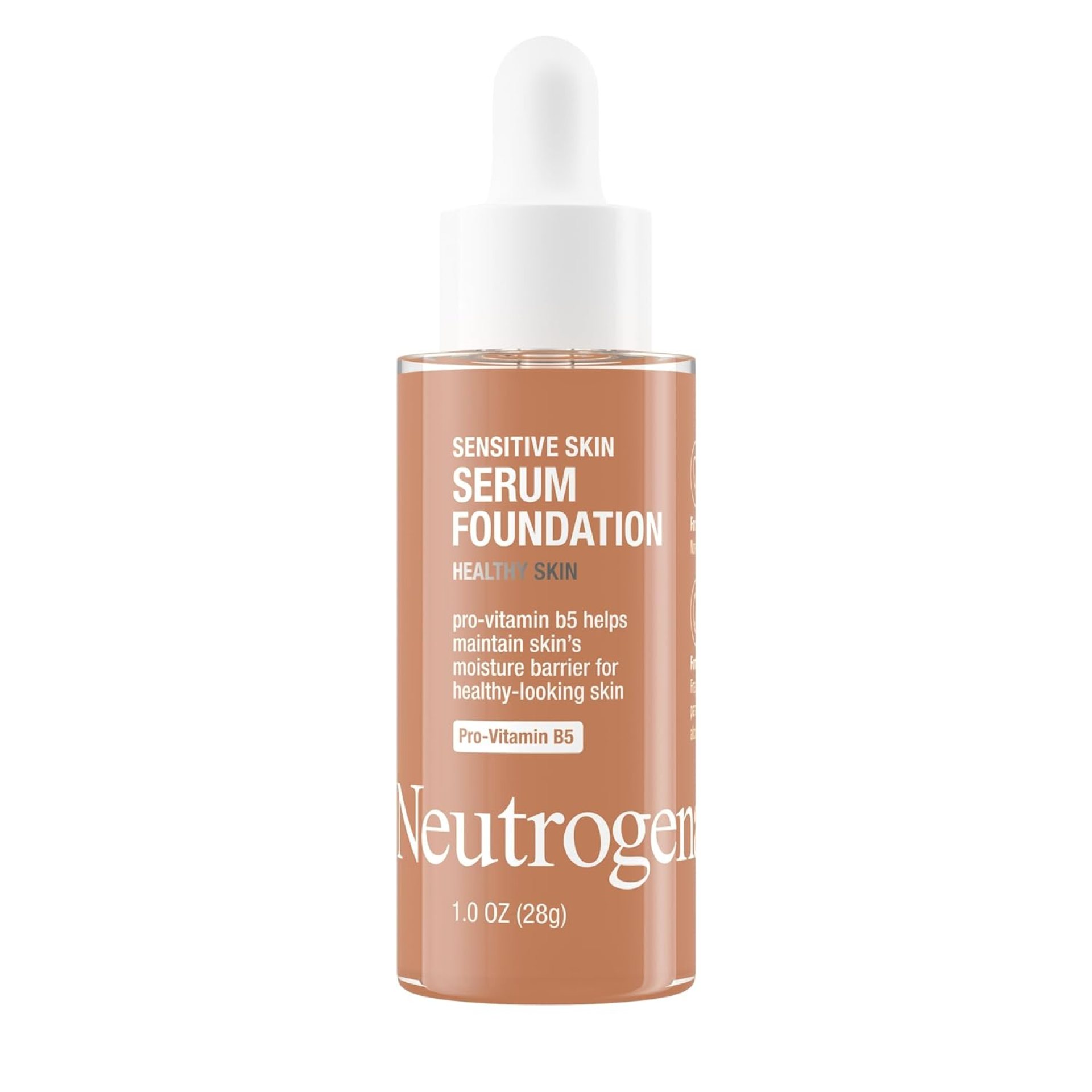 Neutrogena Healthy Skin Sensitive Skin Serum Foundation with Pro-Vitamin B5, Color Correcting & Pore Minimizing Liquid Foundation & Face Serum, Buildable Coverage, Medium/Deep 02, 1 oz Neutrogena Healthy Skin Sensitive Skin Serum Foundation with Pro-Vitamin B5, Color Correcting & Pore Minimizing Liquid Foundation & Face Serum, Buildable Coverage, Medium/Deep 02, 1 oz