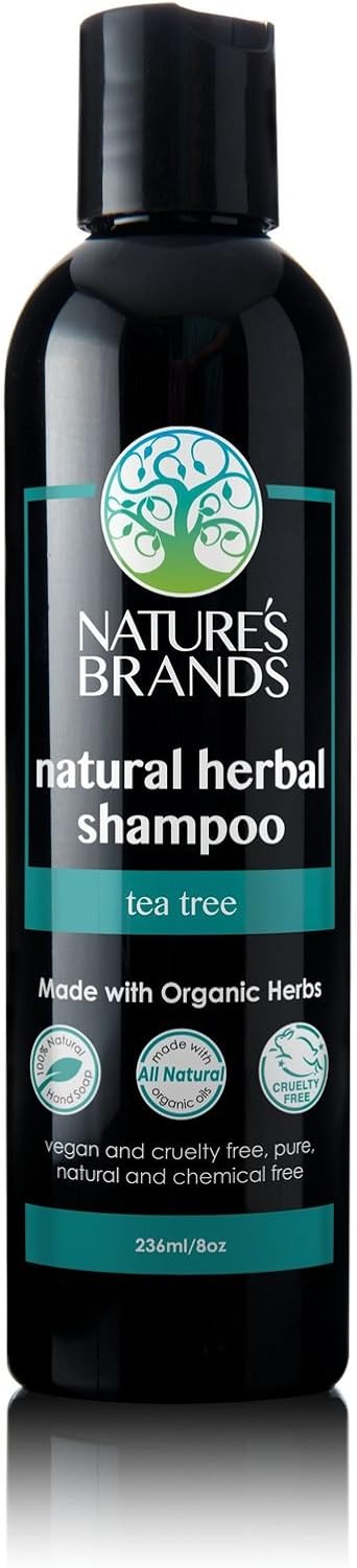 Natural Shampoo by Herbal Choice Mari (Tea Tree, 8 Fl Oz Bottle) – Made with Organic Ingredients – No Toxic Synthetic Chemicals Natural Shampoo by Herbal Choice Mari (Tea Tree, 8 Fl Oz Bottle) – Made with Organic Ingredients – No Toxic Synthetic Chemicals