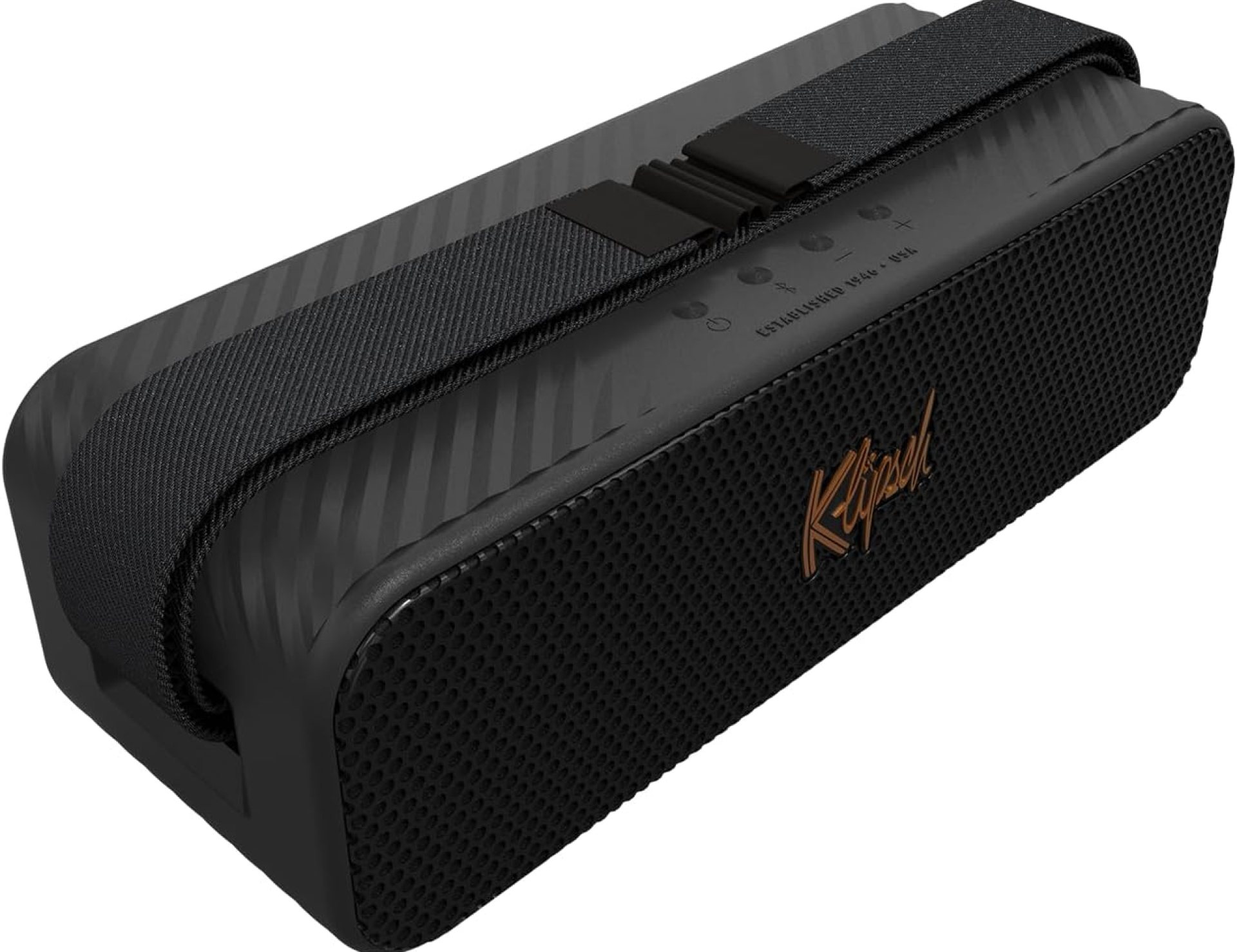 Klipsch The Detroit Portable Bluetooth Speaker with Dual 1″ tweeters and 3″ woofers, IP67 dust and Waterproof Rating, 20 Hours of Playtime for a Premium Live Concert Experience Klipsch The Detroit Portable Bluetooth Speaker with Dual 1″ tweeters and 3″ woofers, IP67 dust and Waterproof Rating, 20 Hours of Playtime for a Premium Live Concert Experience