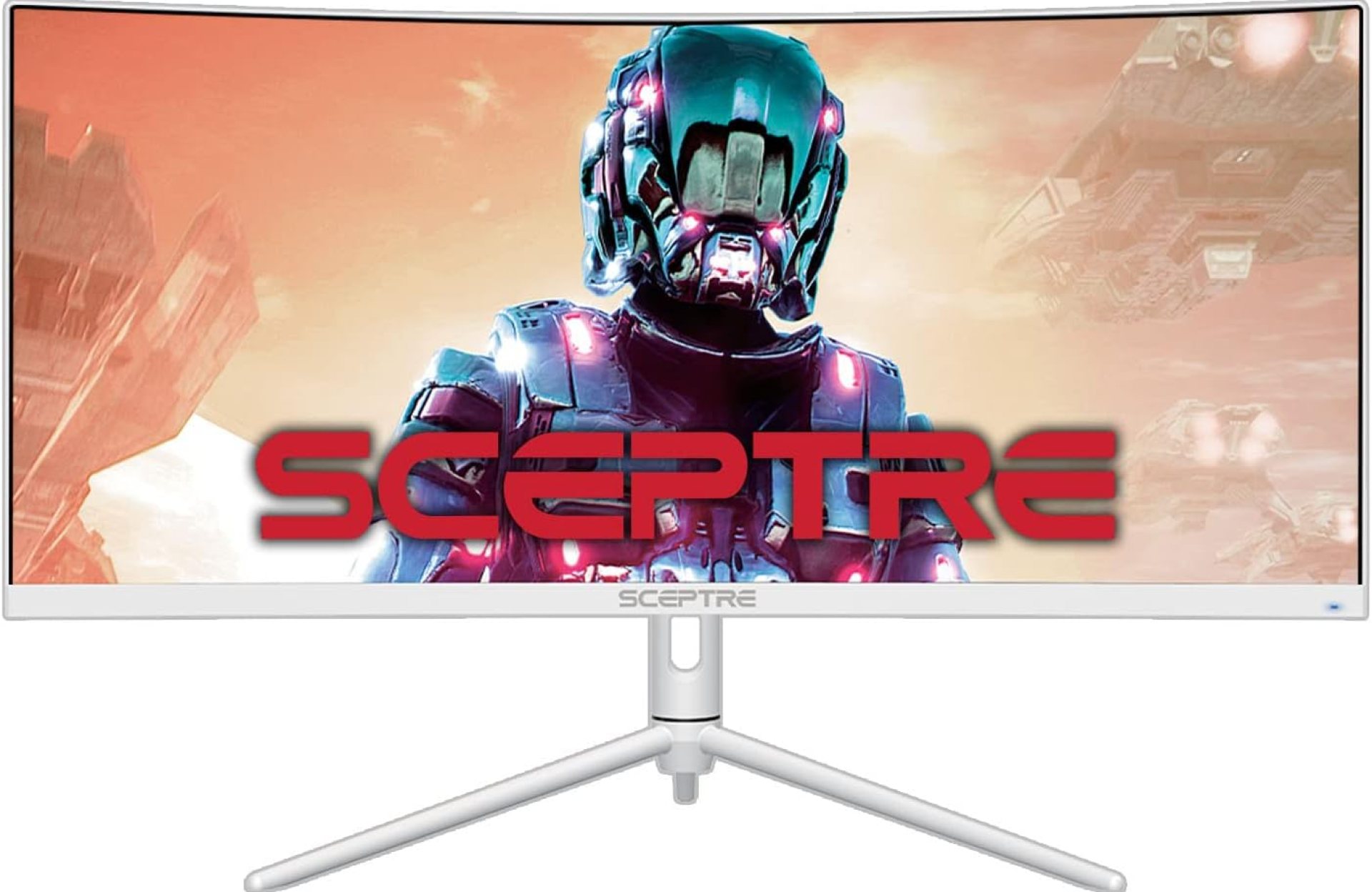 Sceptre 30-inch Curved Ultrawide Monitor 2560 x 1080 up to 200Hz DisplayPort HDMI 1ms AMD FreeSync Premium 99% sRGB Picture by Picture/PIP, Build-in Speakers White (C305B-FUN200W) Sceptre 30-inch Curved Ultrawide Monitor 2560 x 1080 up to 200Hz DisplayPort HDMI 1ms AMD FreeSync Premium 99% sRGB Picture by Picture/PIP, Build-in Speakers White (C305B-FUN200W)