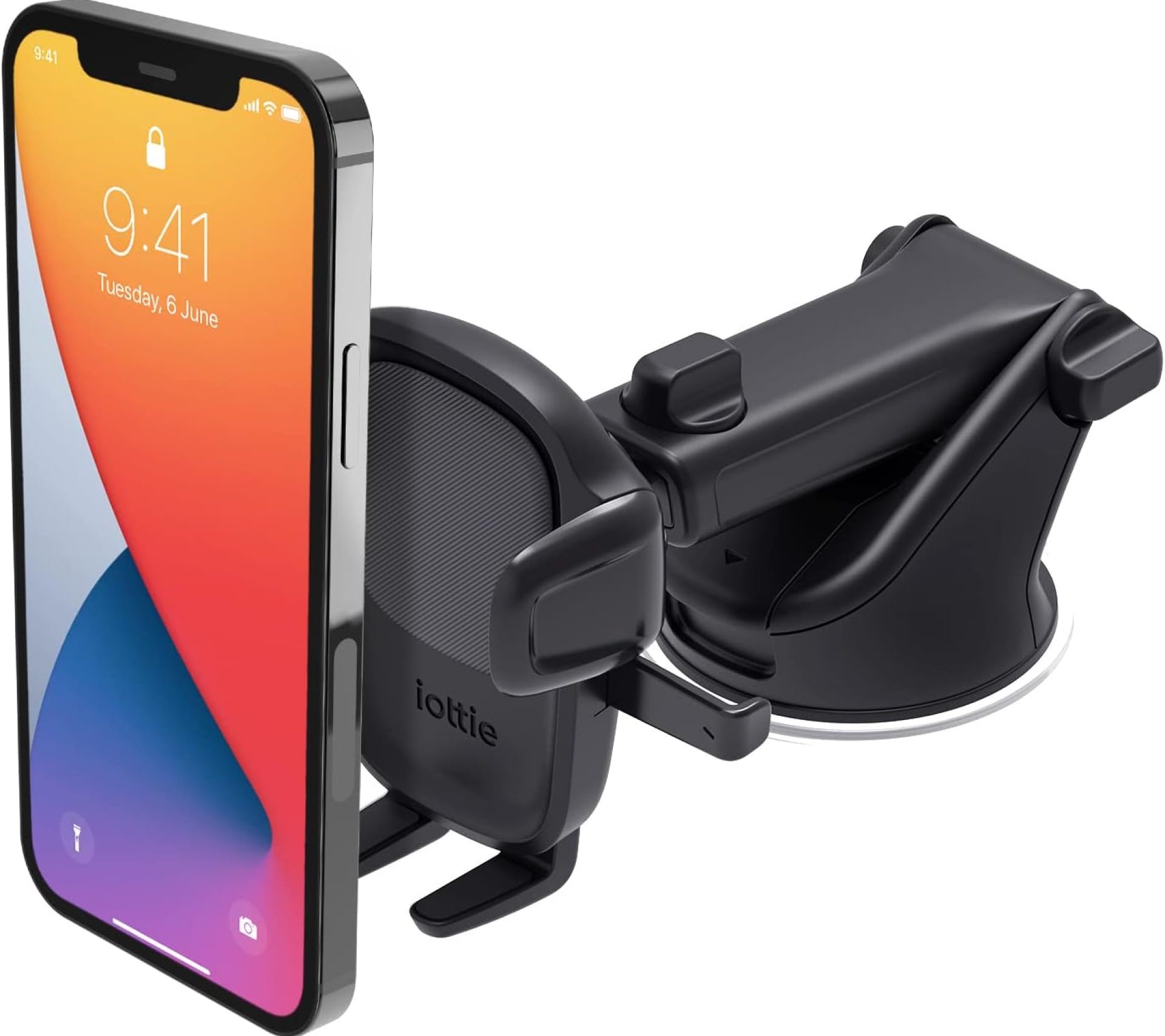 iOttie Easy One Touch 5 Dashboard & Windshield Universal Car Mount Phone Holder Desk Stand with Suction Cup Base and Telescopic Arm for iPhone, Samsung, Google, Huawei, Nokia, other Smartphones iOttie Easy One Touch 5 Dashboard & Windshield Universal Car Mount Phone Holder Desk Stand with Suction Cup Base and Telescopic Arm for iPhone, Samsung, Google, Huawei, Nokia, other Smartphones