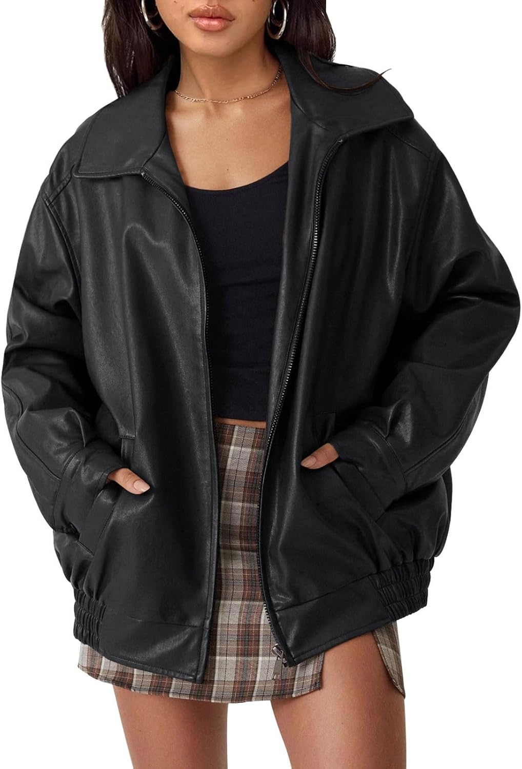 AUTOMET Womens Oversized Leather Jackets Faux Suede Fall Fashion Motorcycle Coats Winter Outfits Clothes Y2k Tops AUTOMET Womens Oversized Leather Jackets Faux Suede Fall Fashion Motorcycle Coats Winter Outfits Clothes Y2k Tops