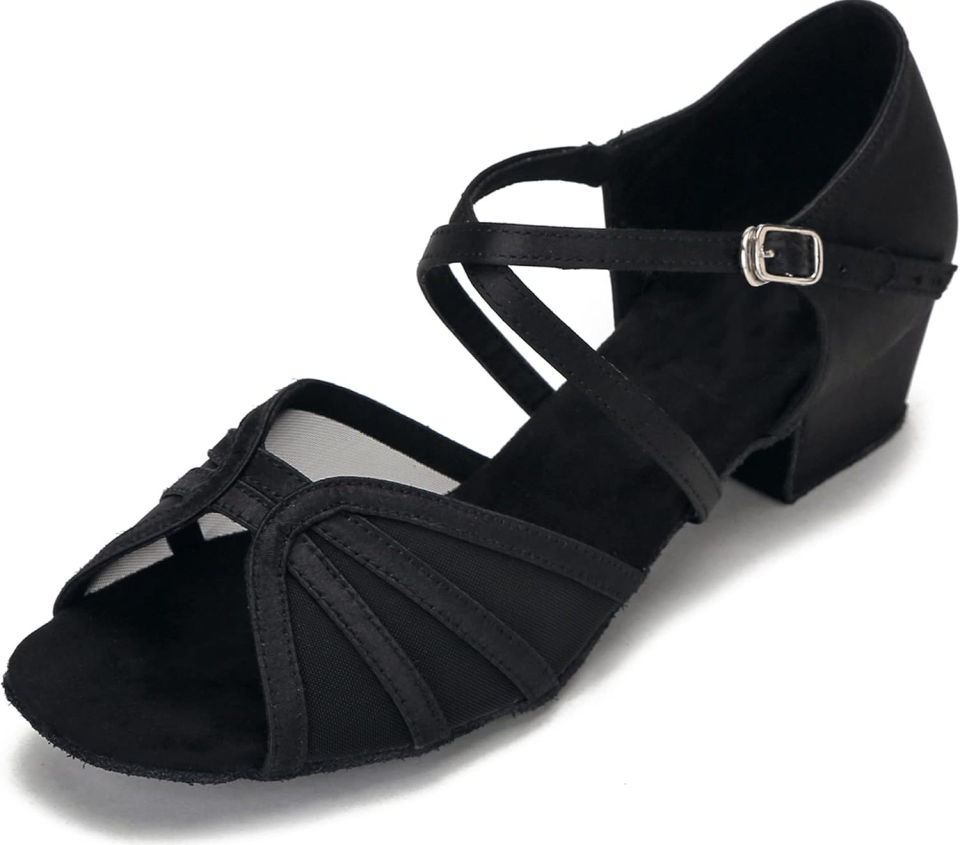 Low Heel Ballroom Dance Shoes Women Latin Salsa Practice Dancing Shoes 1.5 Inch Heel ZB14 Low Heel Ballroom Dance Shoes Women Latin Salsa Practice Dancing Shoes 1.5 Inch Heel ZB14
