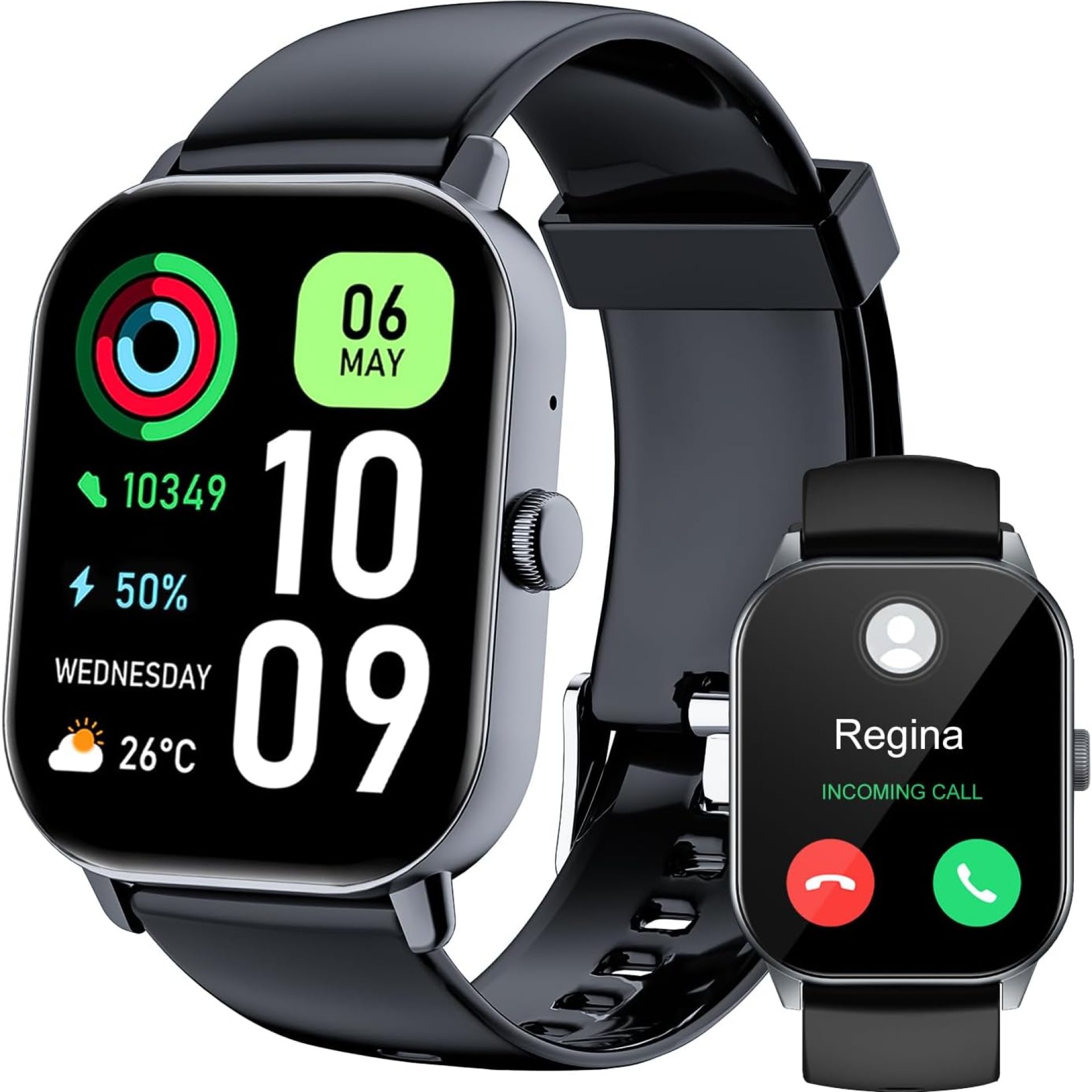 Smart Watch for Men Women Answer/Make Calls,Smartwatch with Heart Rate Sleep Counter Fitness Tracker, 100+ Sport Modes IP68 Waterproof Step Counter Smartwatch for iOS Android. Smart Watch for Men Women Answer/Make Calls,Smartwatch with Heart Rate Sleep Counter Fitness Tracker, 100+ Sport Modes IP68 Waterproof Step Counter Smartwatch for iOS Android.