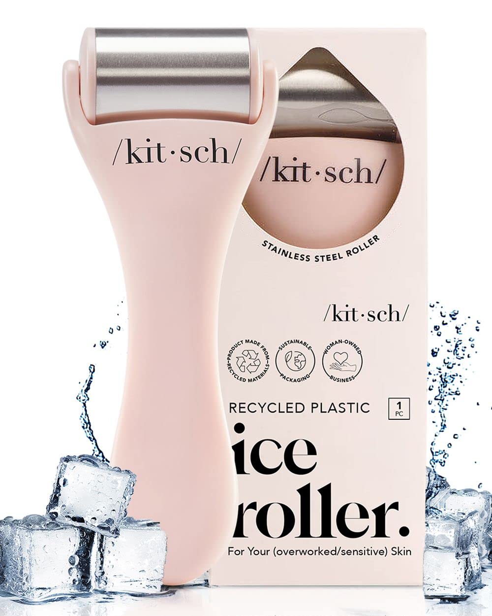 Kitsch Ice Face Roller Skin Care – Facial Rollers for Eye Puffiness, Cold Skin Rollers, Lymphatic Drainage Massager, Roller Face for Wrinkles, Migraine Relief – Terracotta Kitsch Ice Face Roller Skin Care – Facial Rollers for Eye Puffiness, Cold Skin Rollers, Lymphatic Drainage Massager, Roller Face for Wrinkles, Migraine Relief – Terracotta
