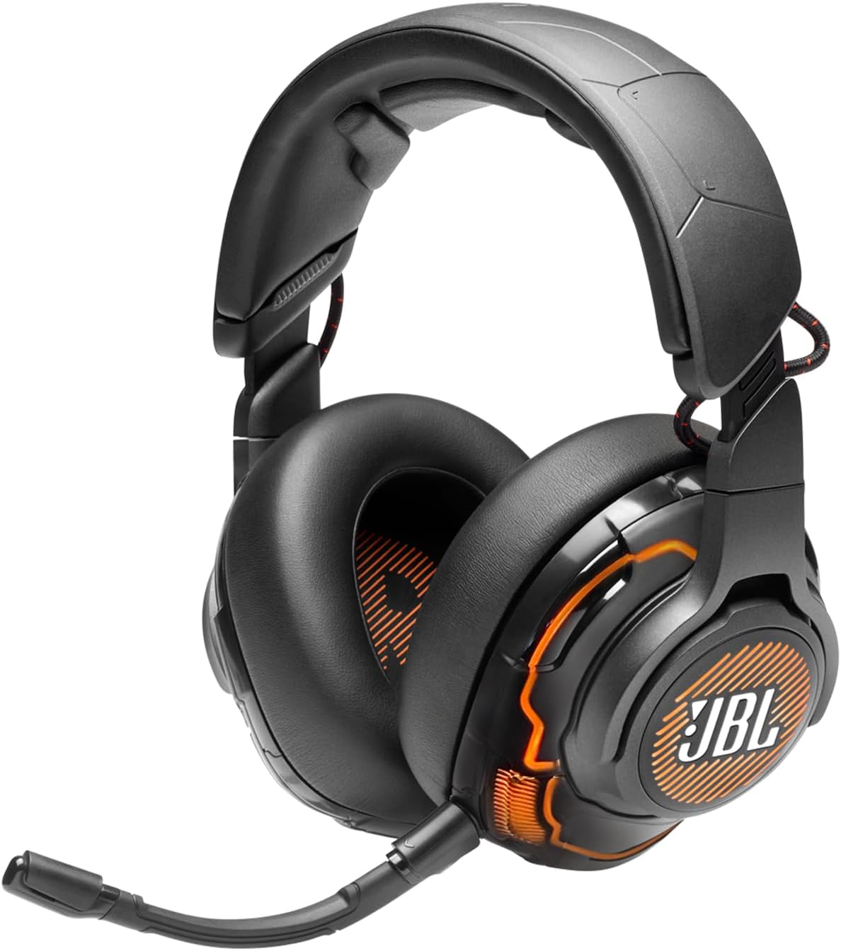 JBL Quantum One – USB wired over-ear professional gaming headset with head-tracking enhanced JBL QuantumSPHERE 360, Active noise cancelling and Hi-Res certified sound (Black) JBL Quantum One – USB wired over-ear professional gaming headset with head-tracking enhanced JBL QuantumSPHERE 360, Active noise cancelling and Hi-Res certified sound (Black)