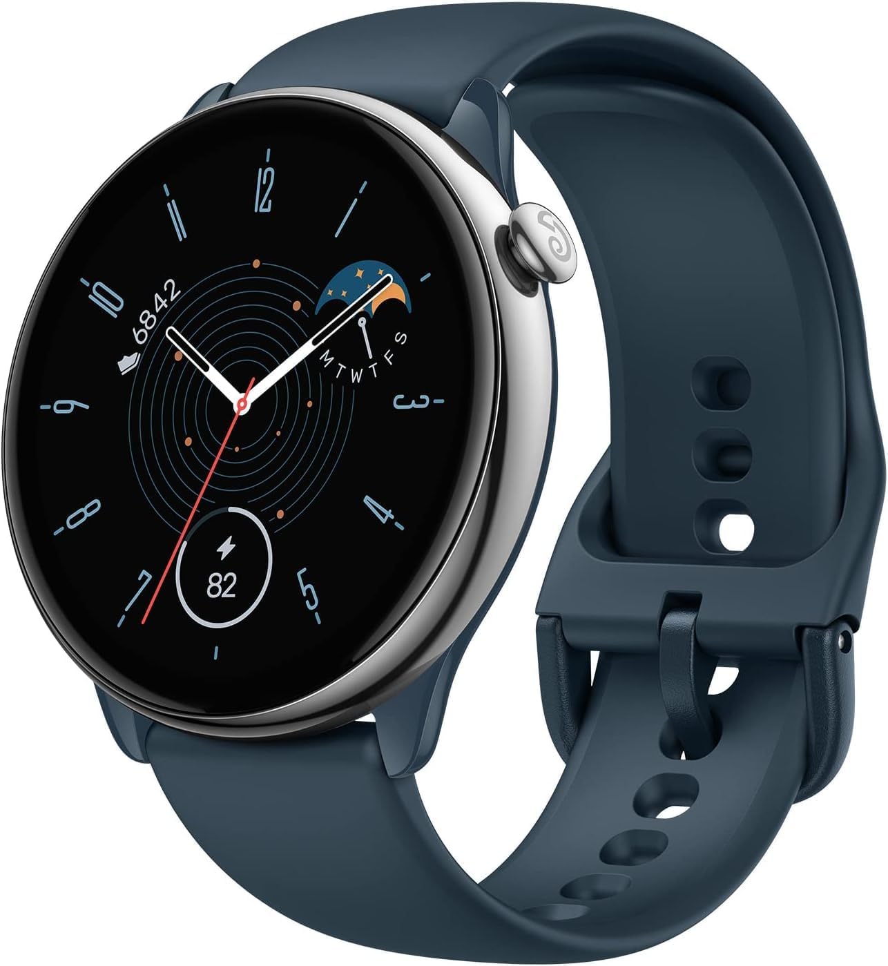 Amazfit GTR Mini Smart Watch 43mm, 14-Day Battery Life, GPS, AI Fitness App Enabled, Heart Rate & Sleep Health Monitoring, Activity Trackers and Smartwatches, Android iPhone Compatible, Ocean Blue Amazfit GTR Mini Smart Watch 43mm, 14-Day Battery Life, GPS, AI Fitness App Enabled, Heart Rate & Sleep Health Monitoring, Activity Trackers and Smartwatches, Android iPhone Compatible, Ocean Blue