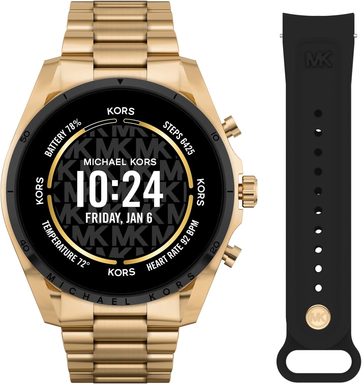 Michael Kors Men’s or Women’s Gen 6 44mm Touchscreen Smart Watch with Alexa Built-In, Fitness Tracker, Sleep Tracker, GPS, Music Control, Smartphone Notifications (Model: MKT5138V) Michael Kors Men’s or Women’s Gen 6 44mm Touchscreen Smart Watch with Alexa Built-In, Fitness Tracker, Sleep Tracker, GPS, Music Control, Smartphone Notifications (Model: MKT5138V)