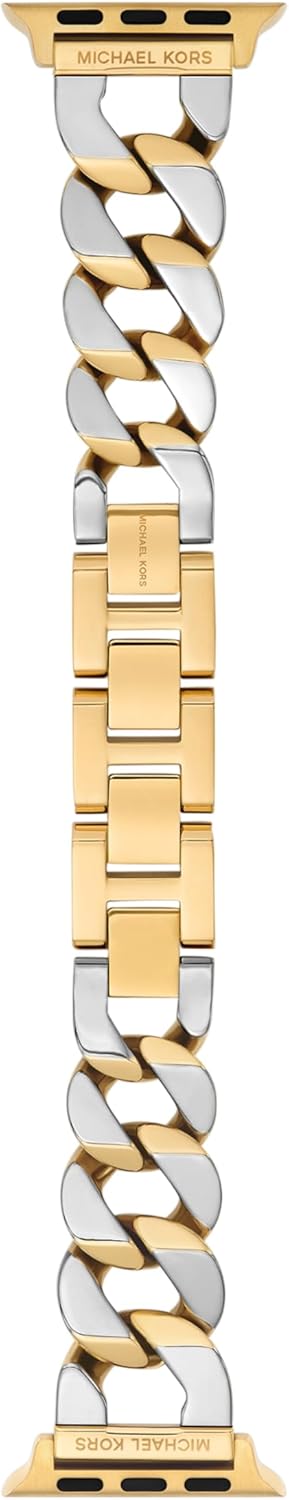 Michael Kors Band for Apple Watch; Stainless Steel Smart Watch Bands for Women; Compatible with Apple Watch 38mm, 40mm, 41mm Michael Kors Band for Apple Watch; Stainless Steel Smart Watch Bands for Women; Compatible with Apple Watch 38mm, 40mm, 41mm