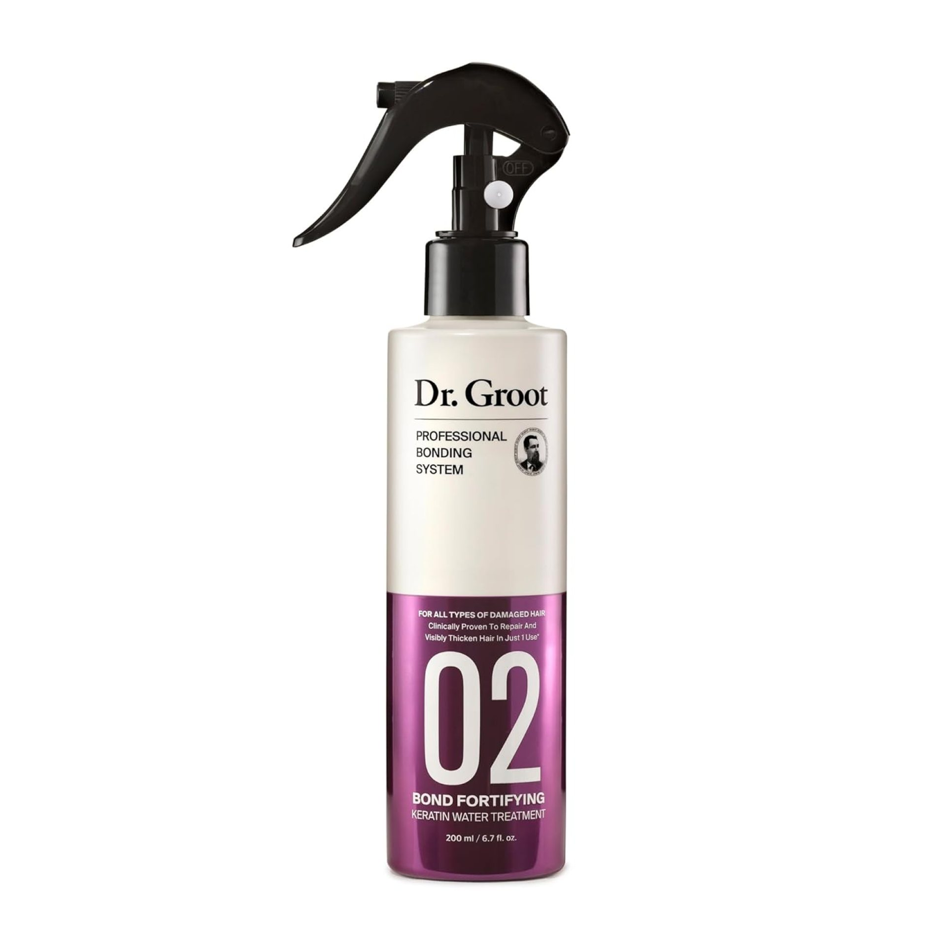 Dr. Groot Bond Fortifying Keratin Treatment, Clinically Proven for Repair and Thickening of Dry, Thin, Damaged Hair – Hair Mask, Glass Hair Effect, Korean Professional Bonding System Dr. Groot Bond Fortifying Keratin Treatment, Clinically Proven for Repair and Thickening of Dry, Thin, Damaged Hair – Hair Mask, Glass Hair Effect, Korean Professional Bonding System