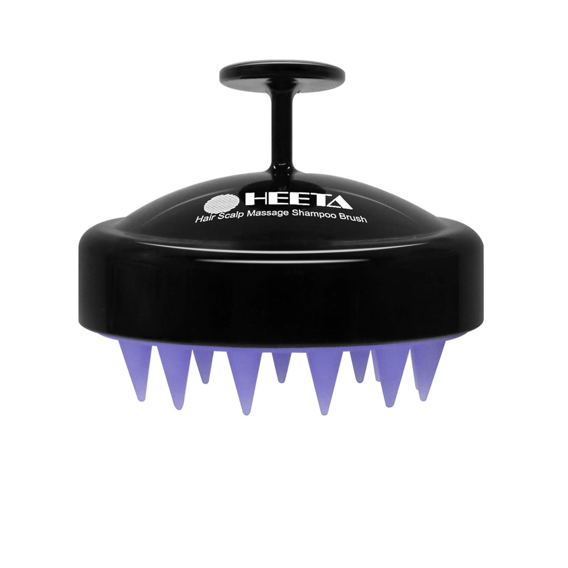 HEETA Shampoo Scalp Brush Massager Hair Growth, Scalp Scrubber with Soft Silicone Bristles for Hair Growth & Dandruff Removal, Hair Brush for Scalp Exfoliator, Black HEETA Shampoo Scalp Brush Massager Hair Growth, Scalp Scrubber with Soft Silicone Bristles for Hair Growth & Dandruff Removal, Hair Brush for Scalp Exfoliator, Black