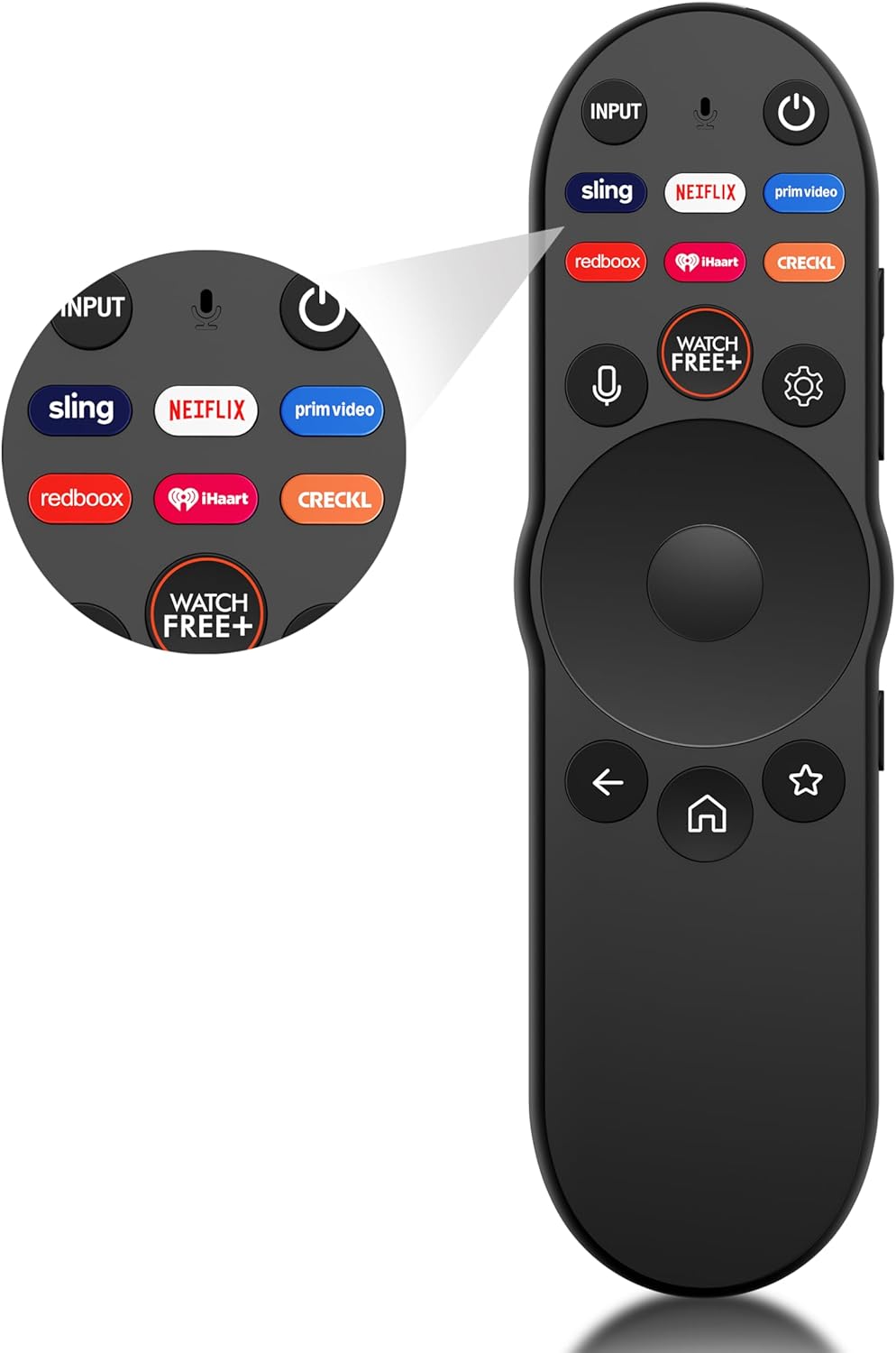XRT270 Voice Remote for VIZIO Smart-TV-Remote, Replacement Compatible with VIZIO VQP65C-84 65-inch, VQP75C-84 75-inch, M55Q6-L4 55-inch Quantum Pro 4K QLED Smart TVs XRT270 Voice Remote for VIZIO Smart-TV-Remote, Replacement Compatible with VIZIO VQP65C-84 65-inch, VQP75C-84 75-inch, M55Q6-L4 55-inch Quantum Pro 4K QLED Smart TVs