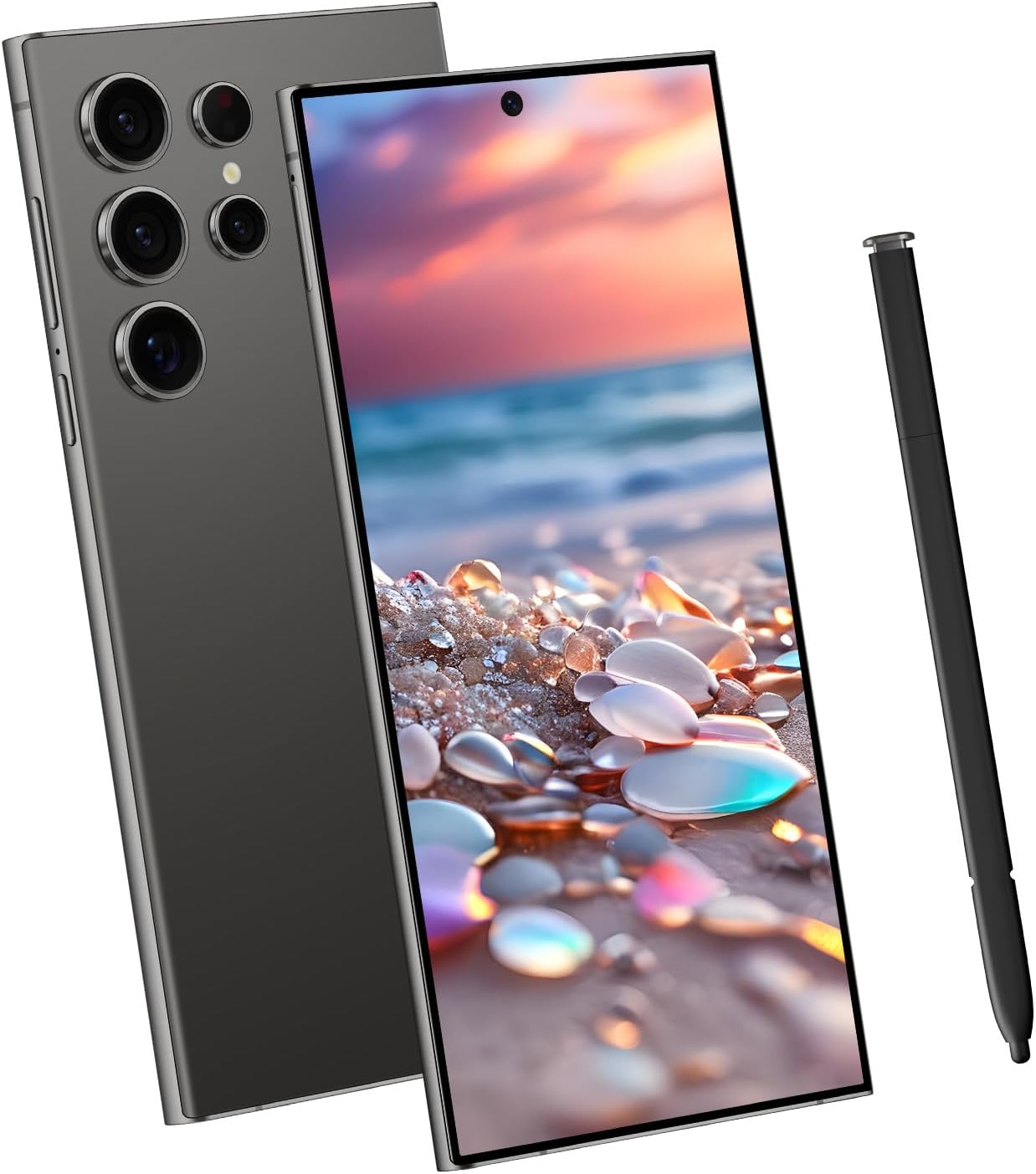 I24 Ultra 5G Smartphone, 6+256GB Unlocked Phone, Android 13.0, 48+108MP Zoom Camera, Mobile Phone with Build-in Pen,Long Battery Life 6800mAh, Dual SIM, 6.8“ HD Screen,5G/4G Phone (Black) I24 Ultra 5G Smartphone, 6+256GB Unlocked Phone, Android 13.0, 48+108MP Zoom Camera, Mobile Phone with Build-in Pen,Long Battery Life 6800mAh, Dual SIM, 6.8“ HD Screen,5G/4G Phone (Black)