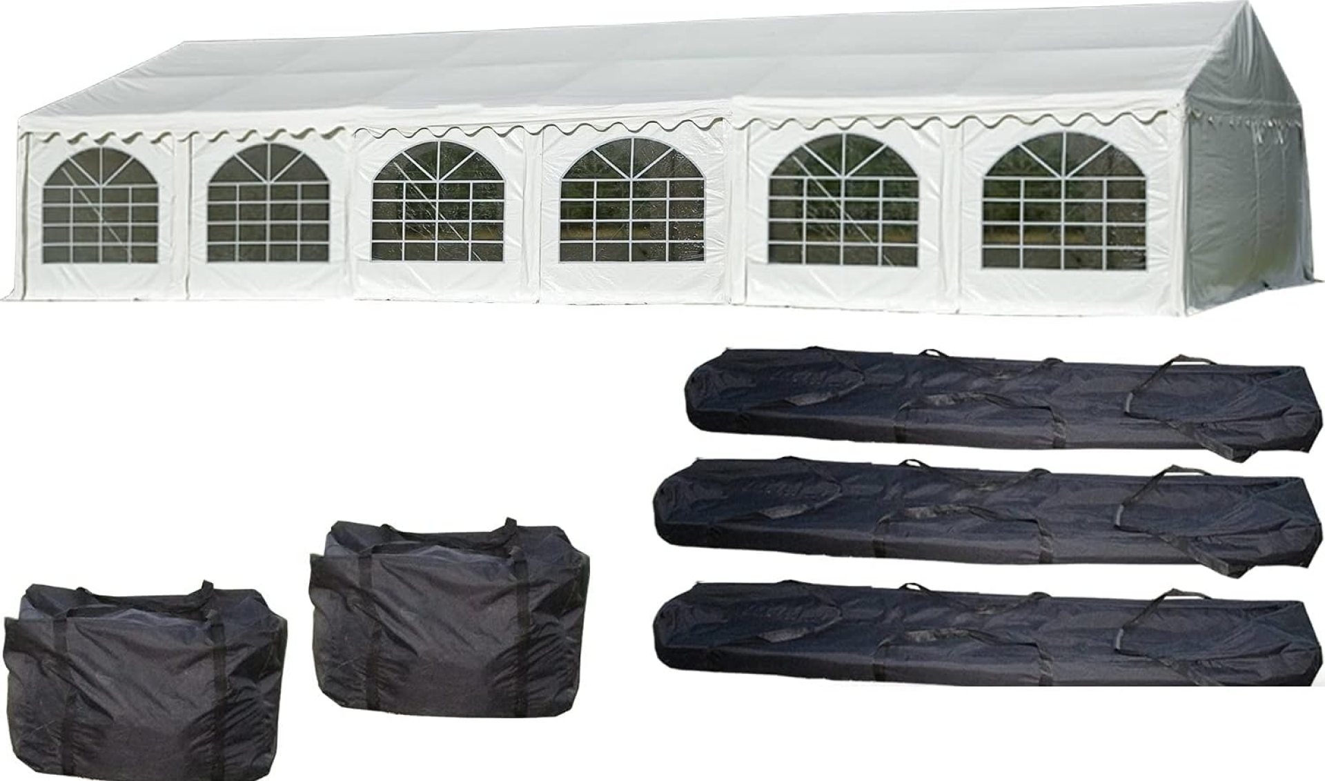 Delta 40’x20′ Fire Retardant (FR) PVC Party Tent,Wedding Tent Canopy,Outdoor Event Shelter,Garden Gazebo,with Waterproof Top,Galvanized Steel Poles,Carry Bags Delta 40’x20′ Fire Retardant (FR) PVC Party Tent,Wedding Tent Canopy,Outdoor Event Shelter,Garden Gazebo,with Waterproof Top,Galvanized Steel Poles,Carry Bags