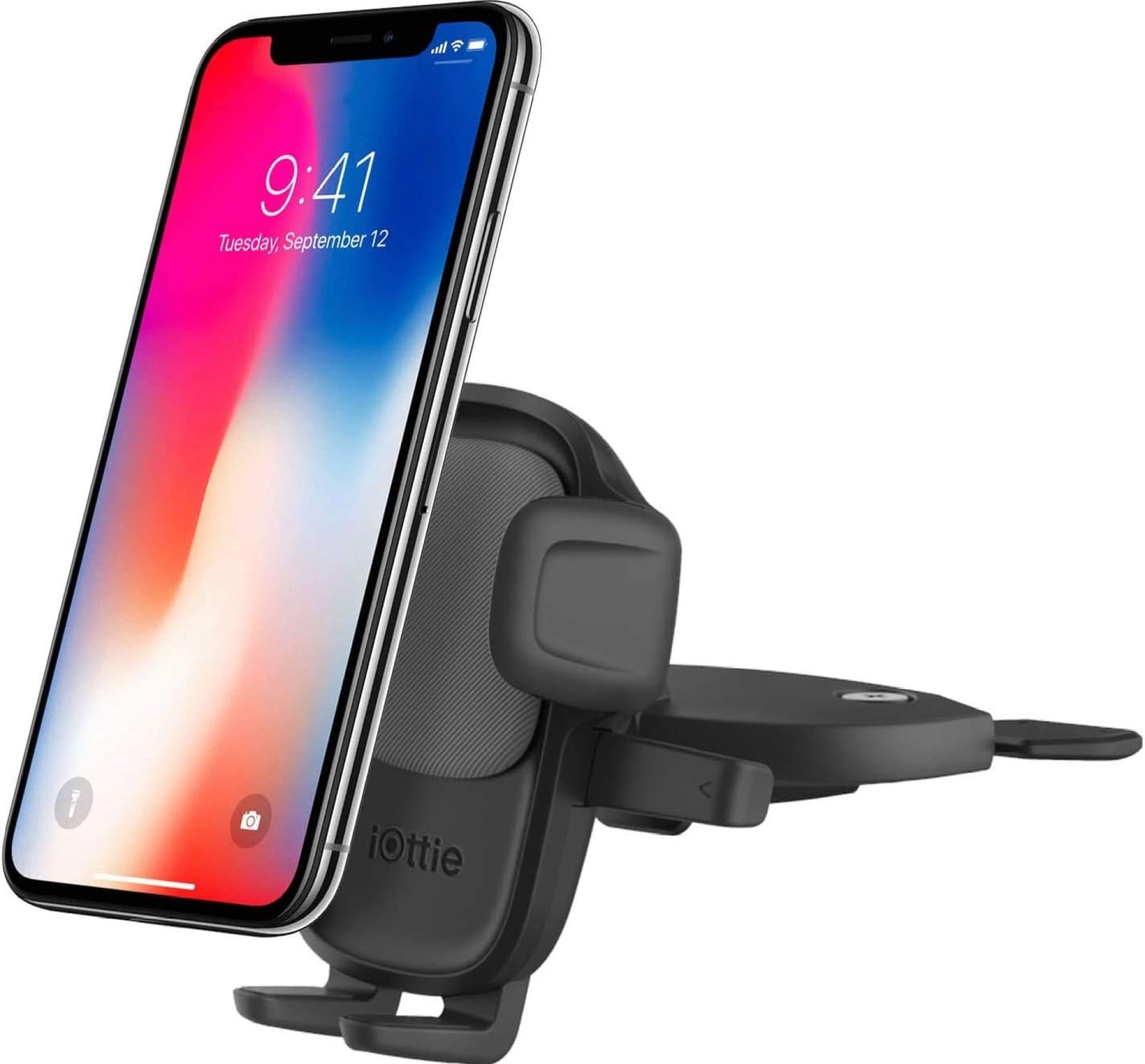 iOttie Easy One Touch 5 CD Slot Mount – Universal Car Phone Holder for iPhone, Google, Samsung, Moto, Huawei, Nokia, LG, and all other Smartphones iOttie Easy One Touch 5 CD Slot Mount – Universal Car Phone Holder for iPhone, Google, Samsung, Moto, Huawei, Nokia, LG, and all other Smartphones