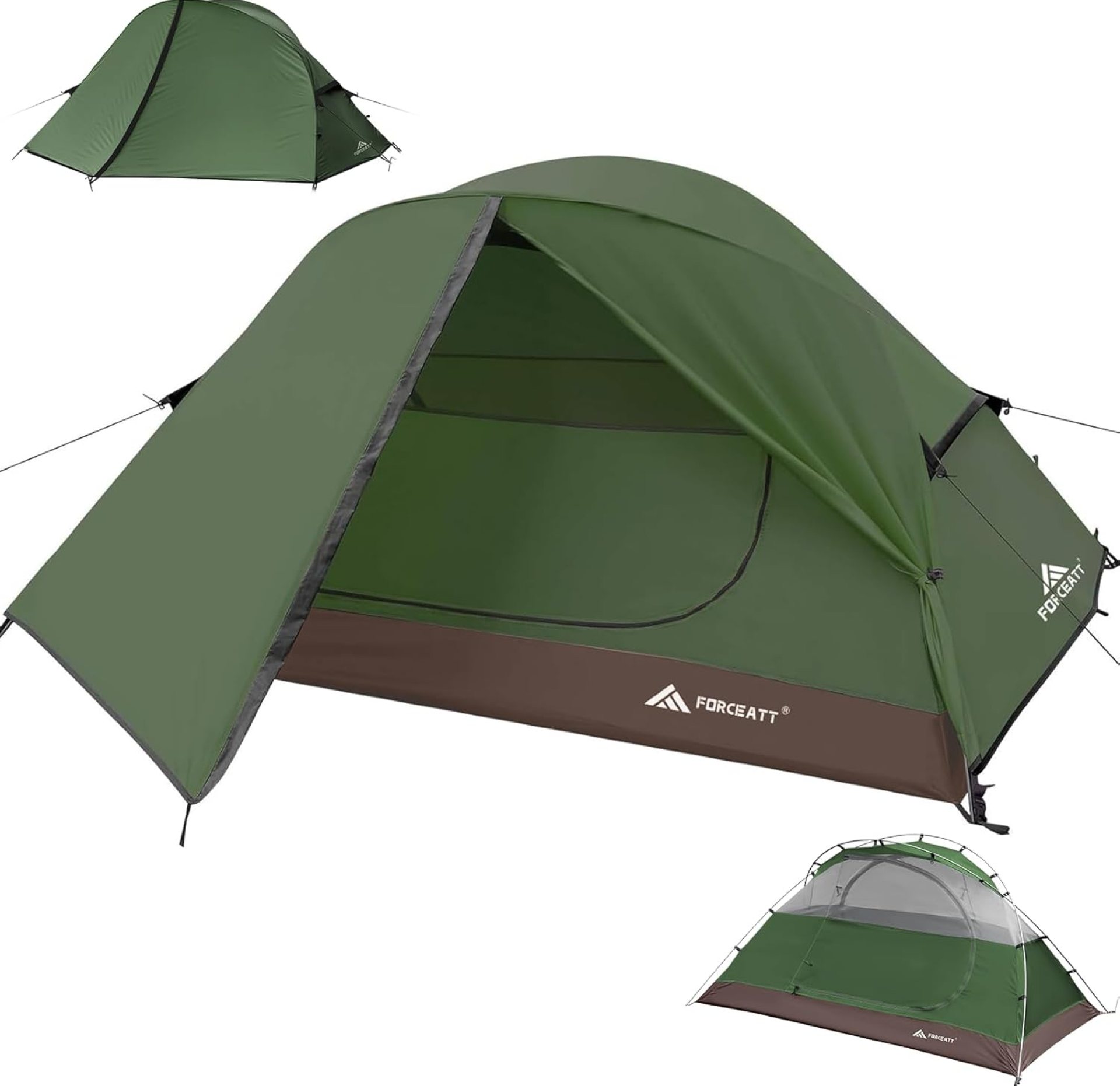 Forceatt Camping Tent 2 Person, Backpacking Tent Waterproof & Windproof, Ultralight Instant Tent with Rain Fly for Camping, Hiking, Outdoor Forceatt Camping Tent 2 Person, Backpacking Tent Waterproof & Windproof, Ultralight Instant Tent with Rain Fly for Camping, Hiking, Outdoor
