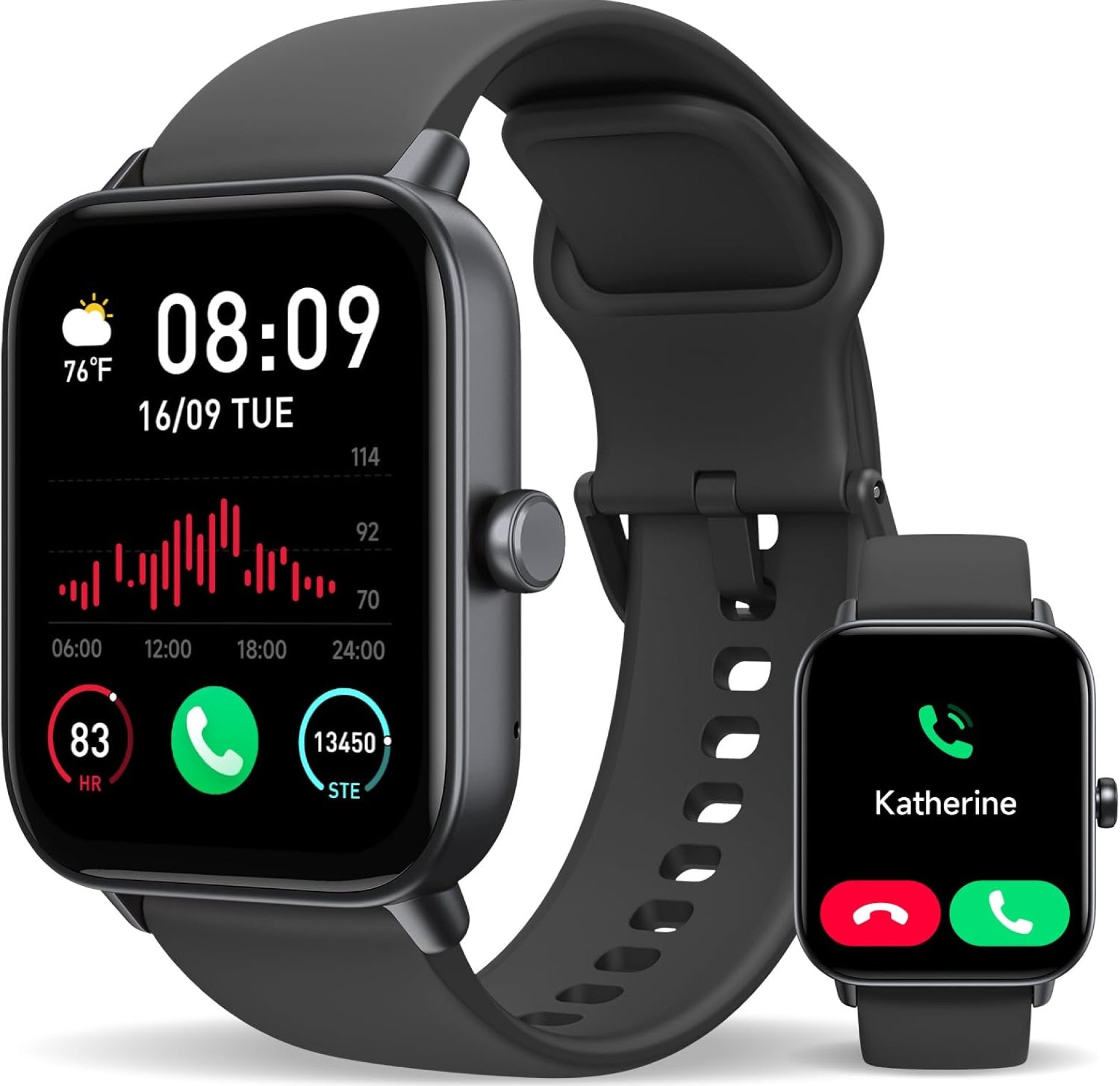 Smart Watch for Women Men (Answer/Make Call) with Alexa Built-in, iPhone Android Compatible, Sleep and Activity Tracker Heart Rate Blood Oxygen Monitor 1.8″ Touch Screen Bluetooth Watch Smart Watch for Women Men (Answer/Make Call) with Alexa Built-in, iPhone Android Compatible, Sleep and Activity Tracker Heart Rate Blood Oxygen Monitor 1.8″ Touch Screen Bluetooth Watch