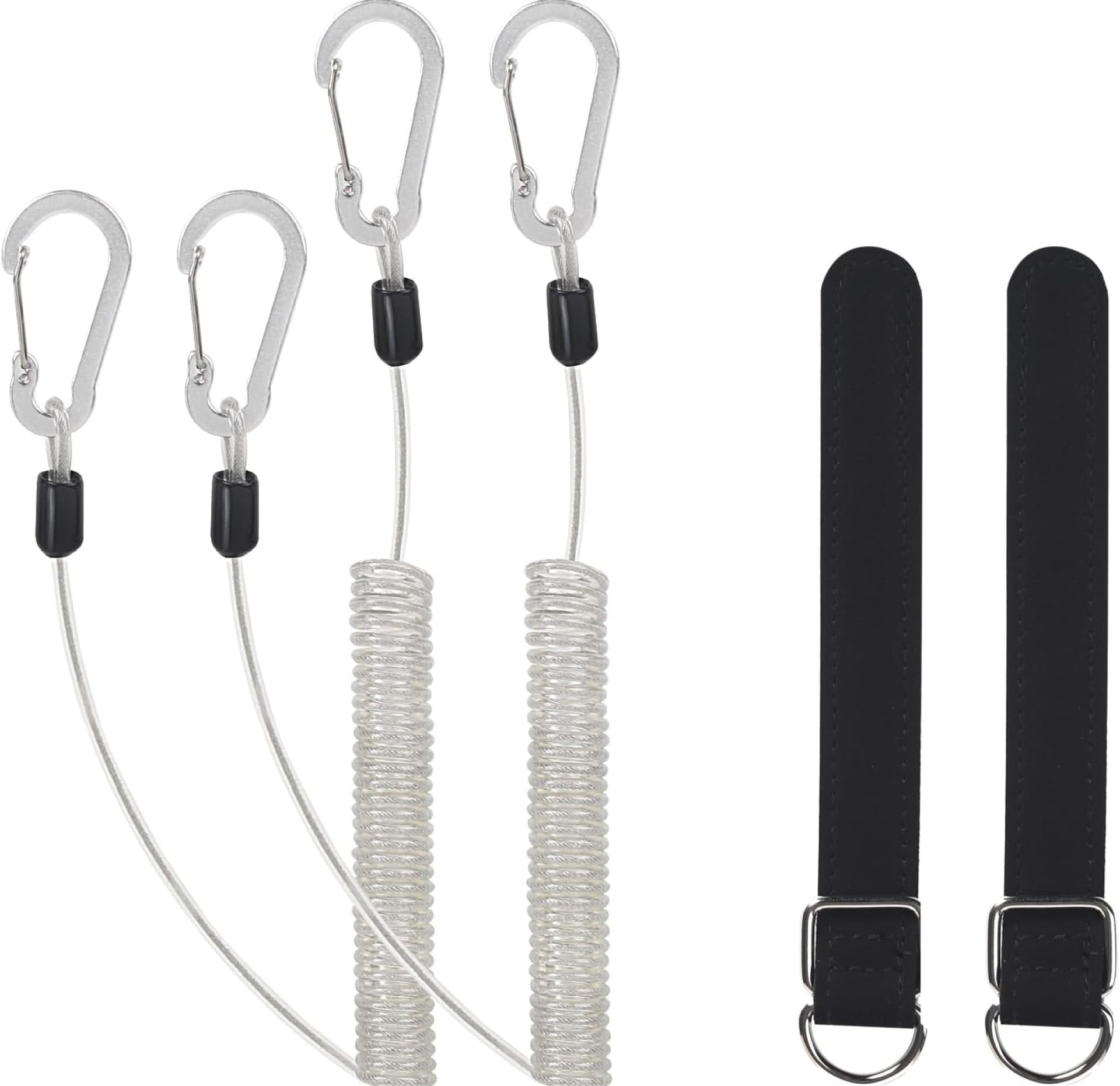 Vefungyan Fishing Pole Safety Tether Lanyard: 2 pcs Heavy Duty Kayak Paddle Leash Retractable and tie Strap for Paddle Board Fishing Vefungyan Fishing Pole Safety Tether Lanyard: 2 pcs Heavy Duty Kayak Paddle Leash Retractable and tie Strap for Paddle Board Fishing