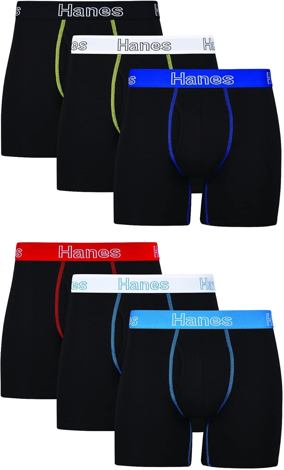 Hanes Men’s Underwear Boxer Briefs, Cotton Stretch Moisture-Wicking Underwear, Multi-pack Hanes Men’s Underwear Boxer Briefs, Cotton Stretch Moisture-Wicking Underwear, Multi-pack