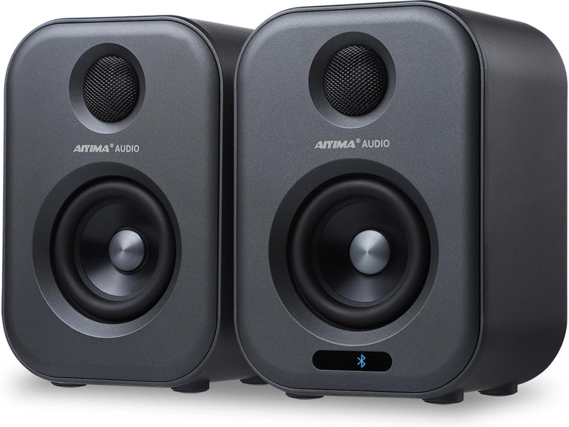 AIYIMA S400 80 Watt 2.0 Channel Home Audio Active Bookshelf Speakers with Bluetooth/Optical/RCA/USB Input for TV,with Woofer, Horn Tweeter,Remote Control AIYIMA S400 80 Watt 2.0 Channel Home Audio Active Bookshelf Speakers with Bluetooth/Optical/RCA/USB Input for TV,with Woofer, Horn Tweeter,Remote Control