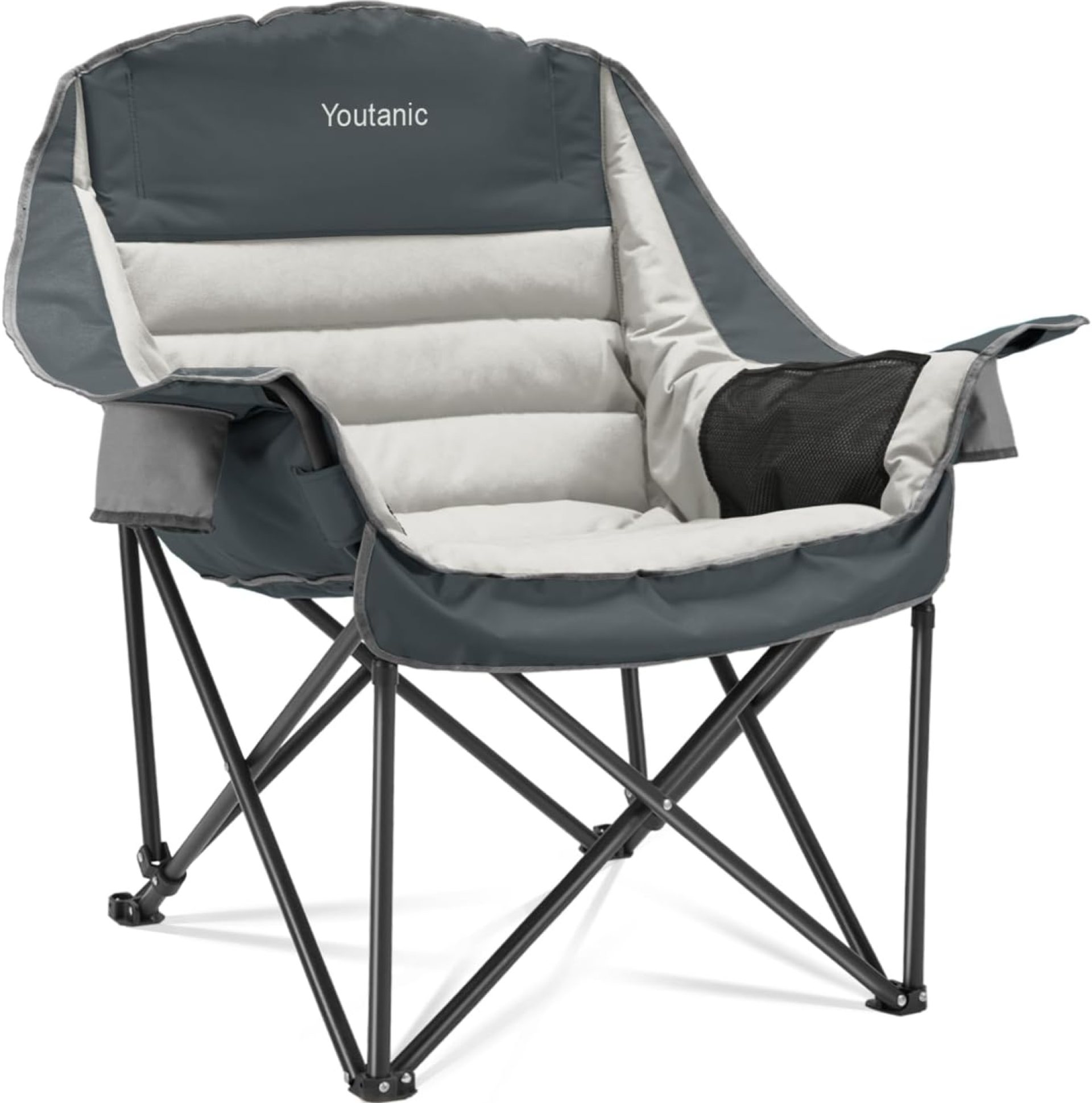 Oversized Camping Chair, Portable Folding Camping Chairs with Side Pocket, Cup Holder and Carry Bag, Heavy Duty Outdoor Camping Chairs for Adults, Fishing, Sports, Trip, up to 400lbs, Style 8 Oversized Camping Chair, Portable Folding Camping Chairs with Side Pocket, Cup Holder and Carry Bag, Heavy Duty Outdoor Camping Chairs for Adults, Fishing, Sports, Trip, up to 400lbs, Style 8