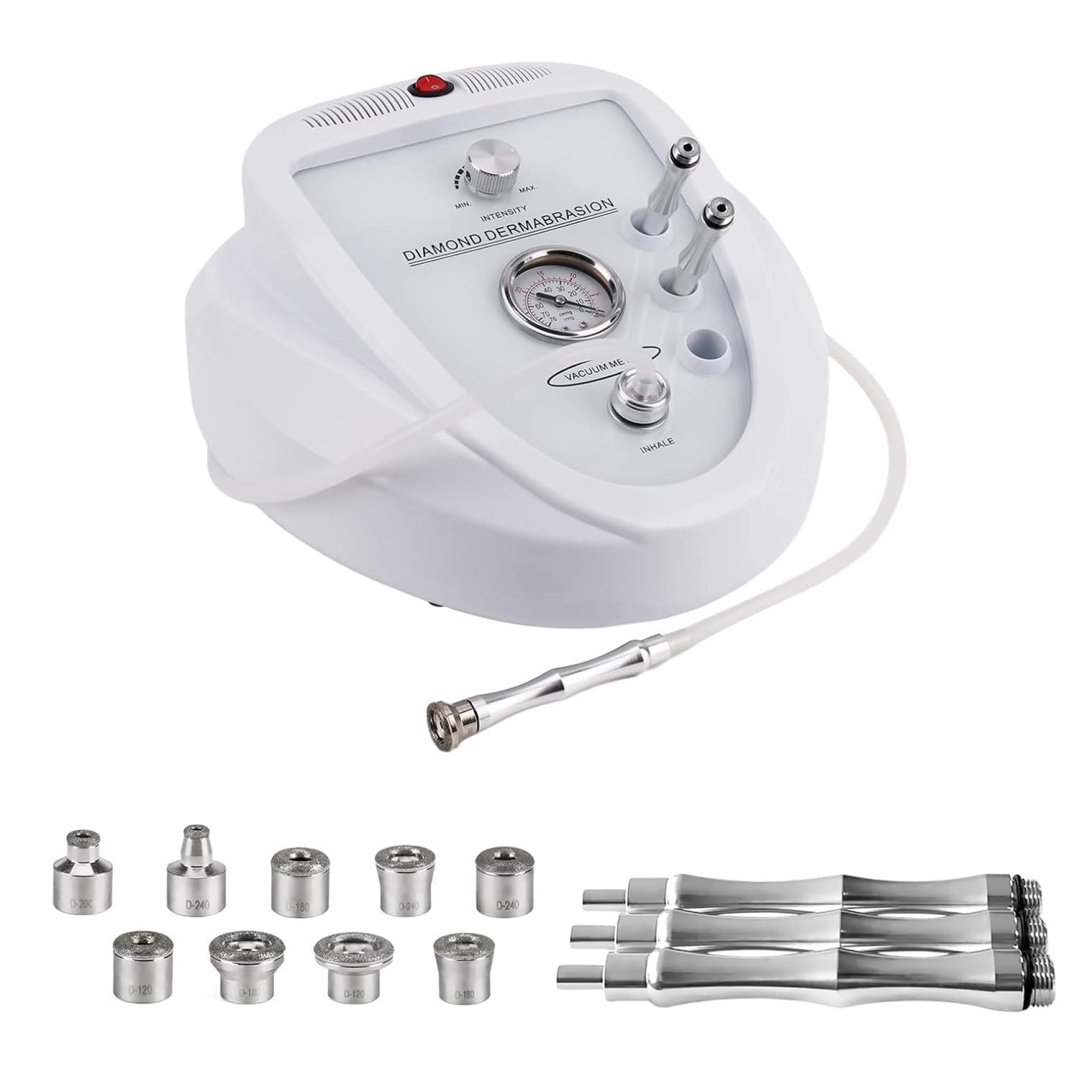 Diamond Microdermabrasion Machine, 65-68cmHg Suction Power Professional Dermabrasion Device, Home Facial Skin Care Equipment Diamond Microdermabrasion Machine, 65-68cmHg Suction Power Professional Dermabrasion Device, Home Facial Skin Care Equipment