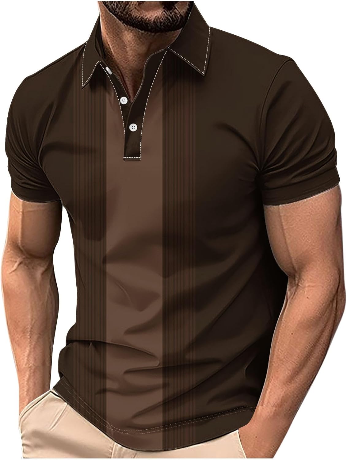 Polos Shirts for Men Vintage Striped Golf Bowling Casual Polos Tee Pullover Men Outdoor Athletic T-Shirts Plus Size Polos Shirts for Men Vintage Striped Golf Bowling Casual Polos Tee Pullover Men Outdoor Athletic T-Shirts Plus Size
