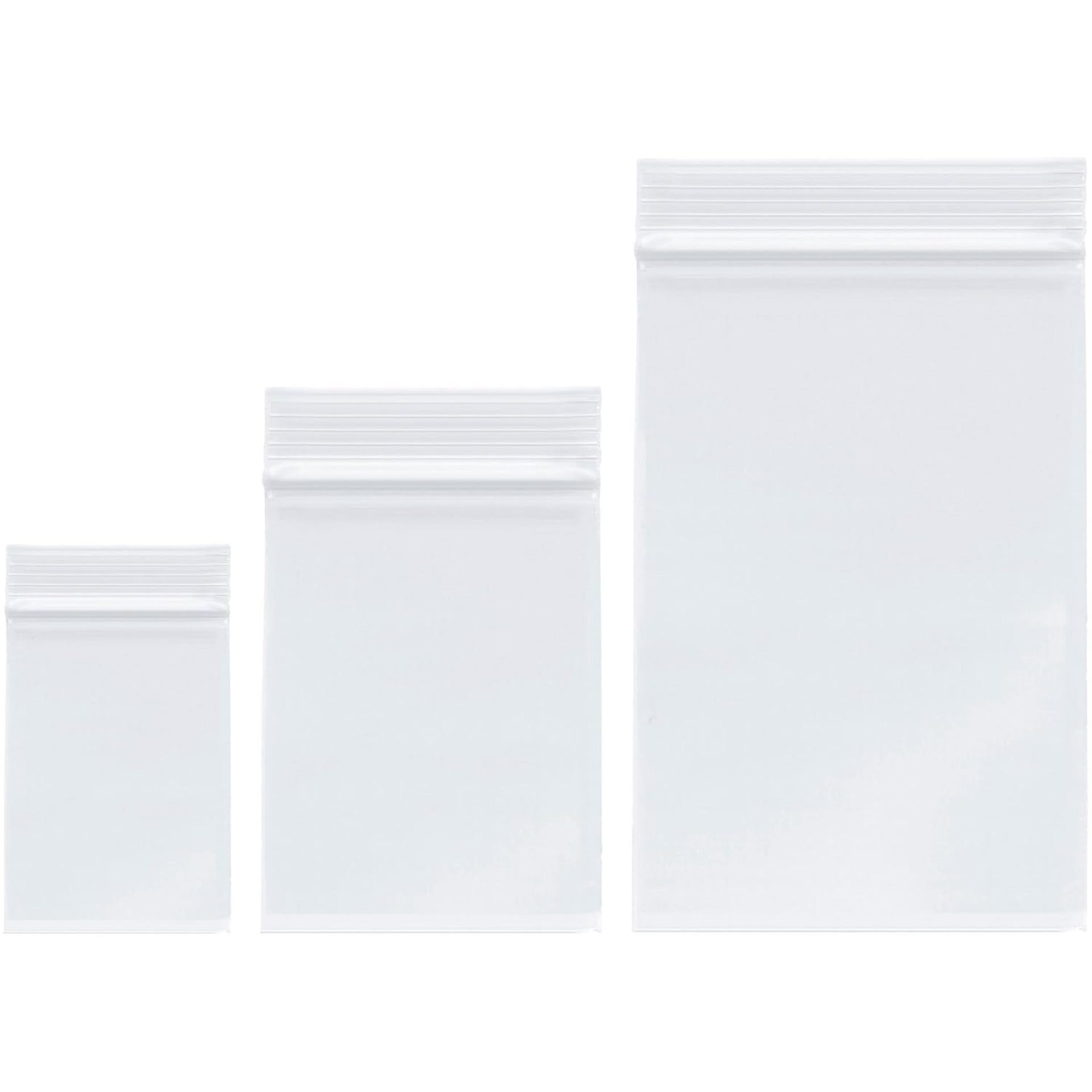 Plymor 2″ x 3″ (100), 3″ x 4″ (100), 4″ x 6″ (100), 4 Mil Variety Pack Heavy Duty Zipper Reclosable Plastic Bags Plymor 2″ x 3″ (100), 3″ x 4″ (100), 4″ x 6″ (100), 4 Mil Variety Pack Heavy Duty Zipper Reclosable Plastic Bags