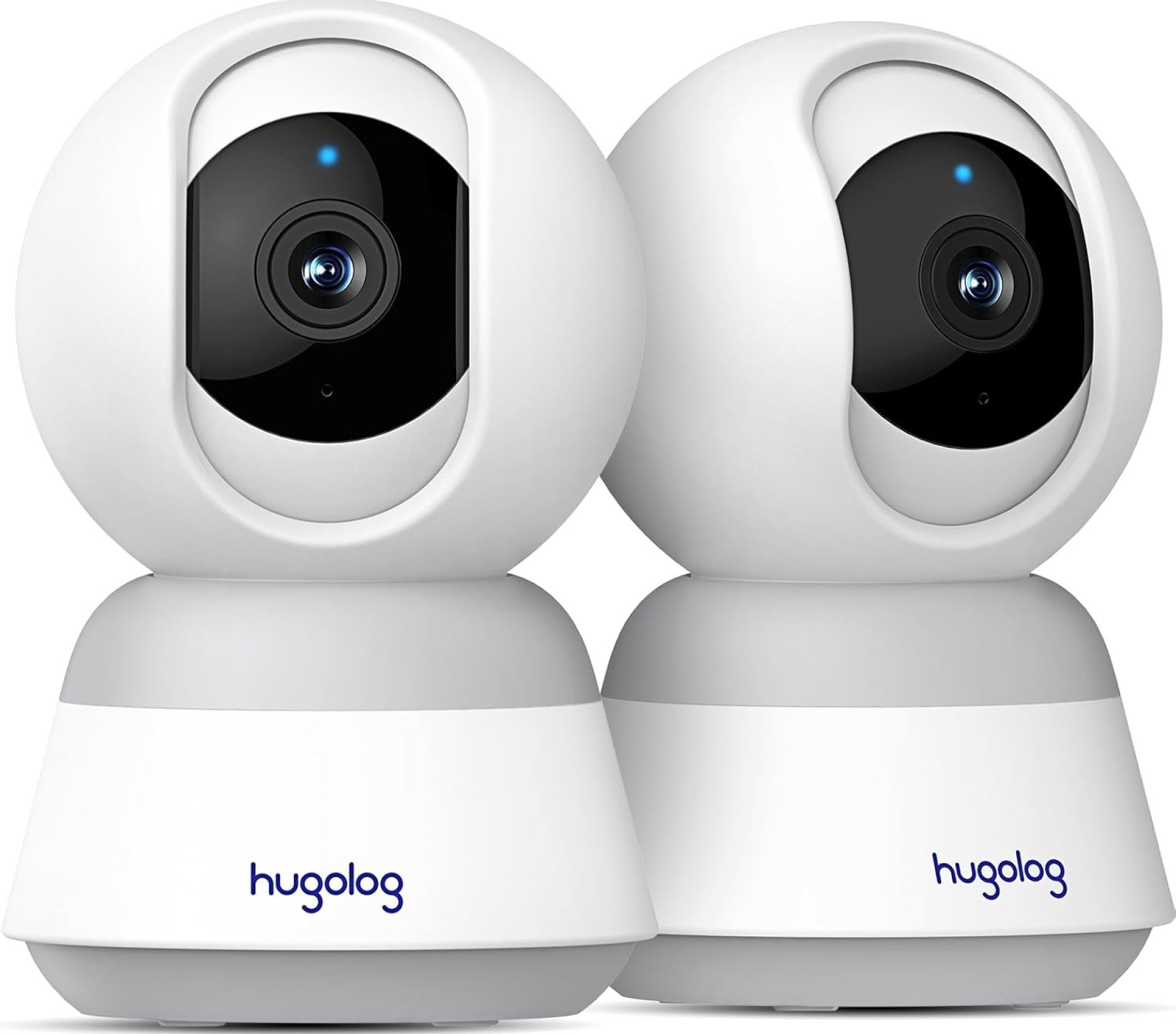 Hugolog 3K 5MP Indoor Pan/Tilt Security Camera with Auto-Focus(2pcs),Ideal for Baby Monitor/Pet Camera/Home Security,Starlight Color Night Vision,Human/Pet AI,Noise Reduction,US Cloud,Works with Alexa Hugolog 3K 5MP Indoor Pan/Tilt Security Camera with Auto-Focus(2pcs),Ideal for Baby Monitor/Pet Camera/Home Security,Starlight Color Night Vision,Human/Pet AI,Noise Reduction,US Cloud,Works with Alexa