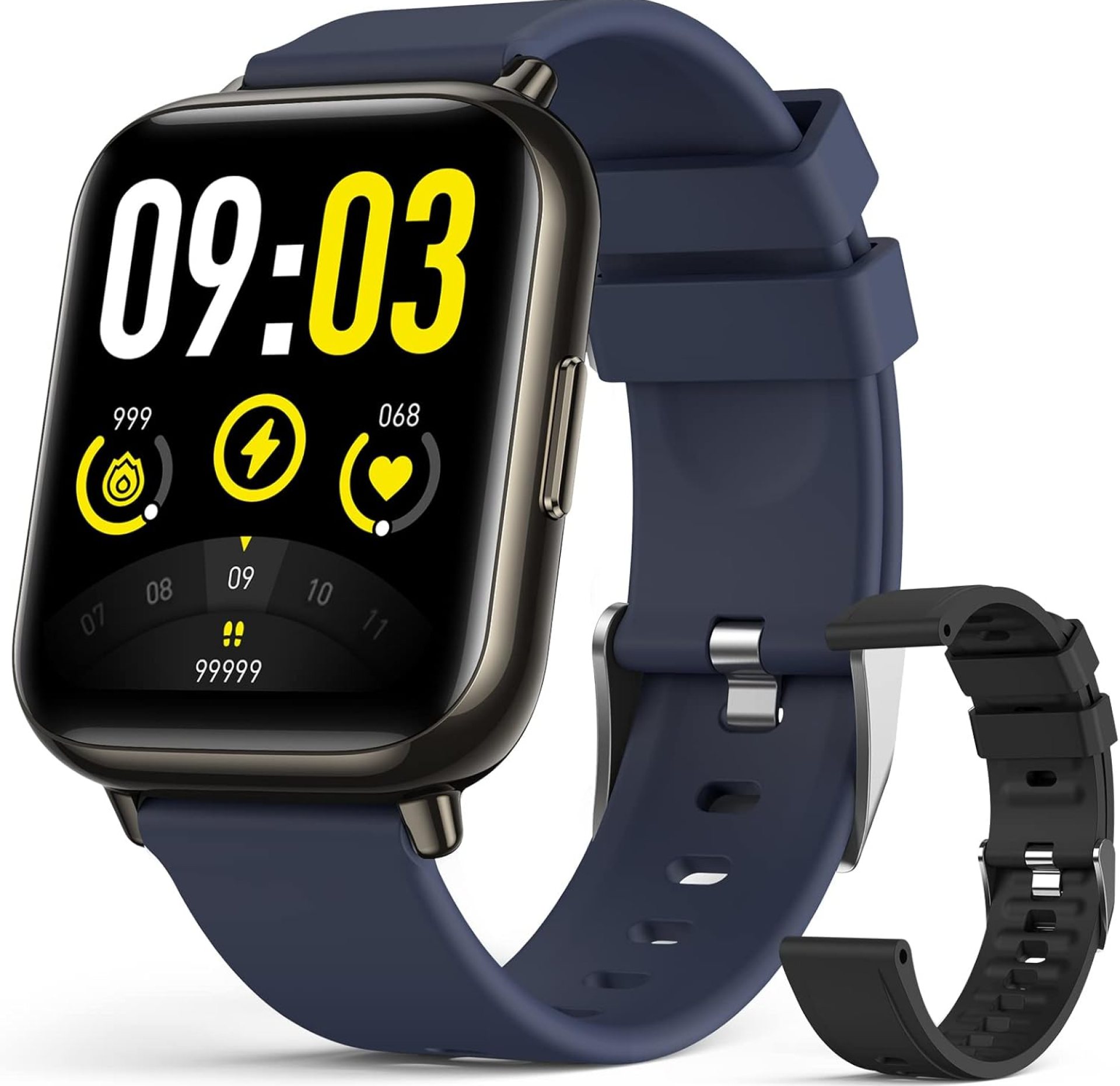 AGPTEK Smart Watch, 1.69″(43mm) Smartwatch for Android and iOS Phones IP68 Waterproof Fitness Tracker Watch Heart Rate Monitor Pedometer Sleep Monitor for Men Women AGPTEK Smart Watch, 1.69″(43mm) Smartwatch for Android and iOS Phones IP68 Waterproof Fitness Tracker Watch Heart Rate Monitor Pedometer Sleep Monitor for Men Women