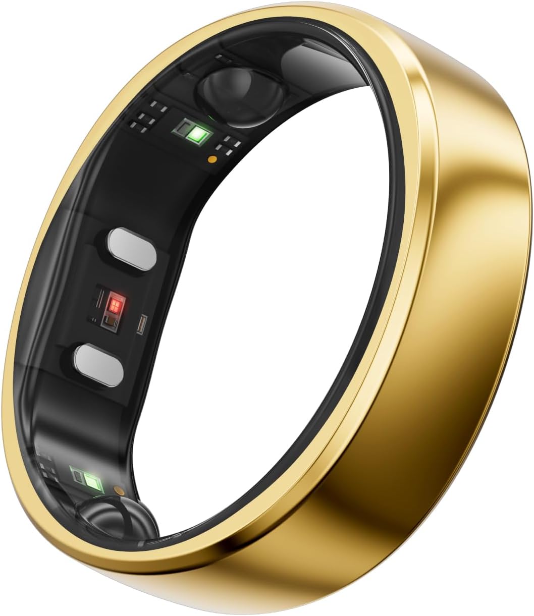 RingConn Gen 2, World’s First Smart Ring with Sleep Apnea Monitoring, No APP Subscription, 12-Day Battery Life, Stress/Heart Rate/Women’s Health Tracker, Android & iOS Compatible (Gold, Size 7) RingConn Gen 2, World’s First Smart Ring with Sleep Apnea Monitoring, No APP Subscription, 12-Day Battery Life, Stress/Heart Rate/Women’s Health Tracker, Android & iOS Compatible (Gold, Size 7)