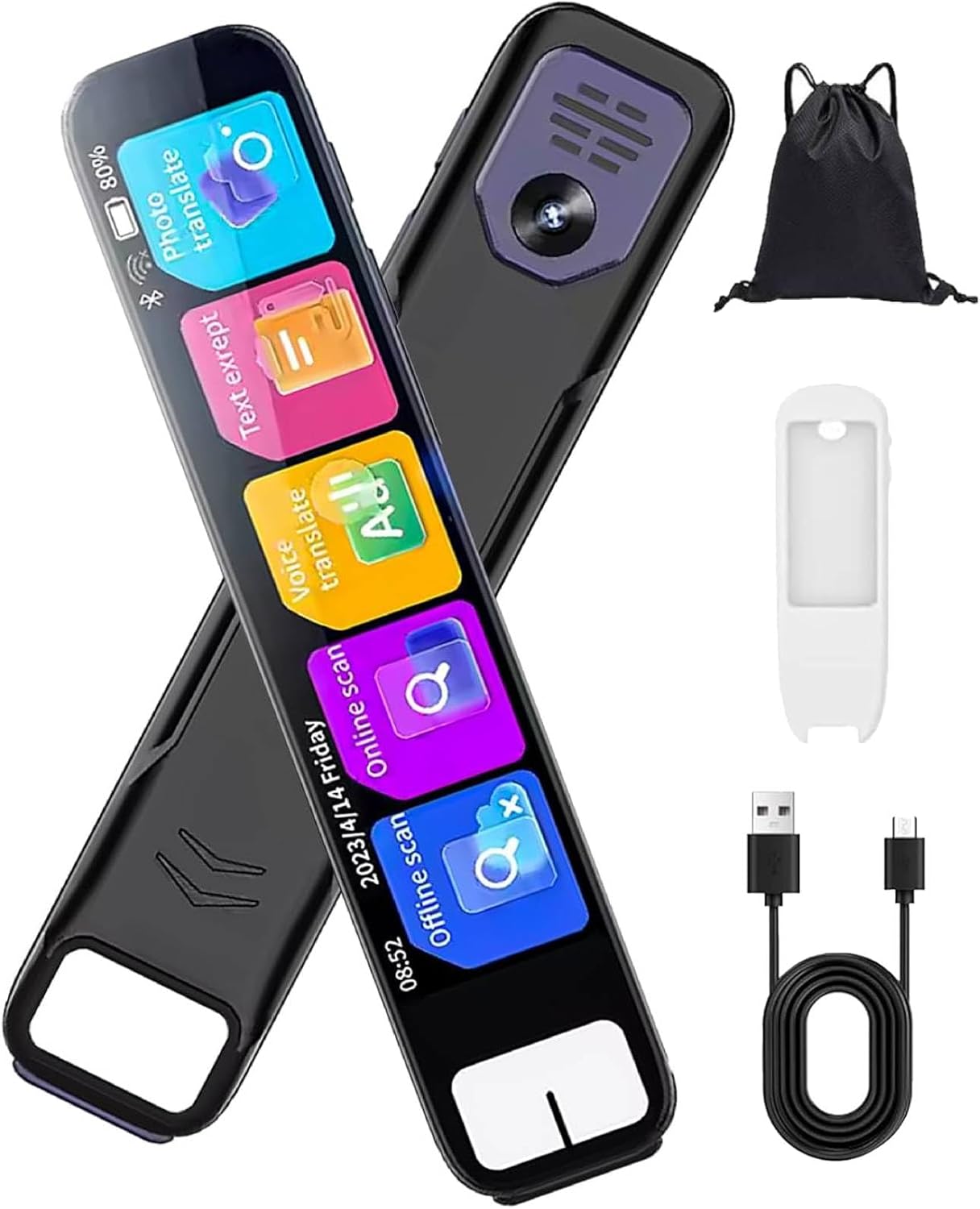 Scan Sense Pen, Ai Smart Pen, Scan Sense Pen Math, Instant Ai for Math, History & More Offline Translation, Camera, Bluetooth, Music & File Storage, Translator Scanner Pen (1PC) Scan Sense Pen, Ai Smart Pen, Scan Sense Pen Math, Instant Ai for Math, History & More Offline Translation, Camera, Bluetooth, Music & File Storage, Translator Scanner Pen (1PC)