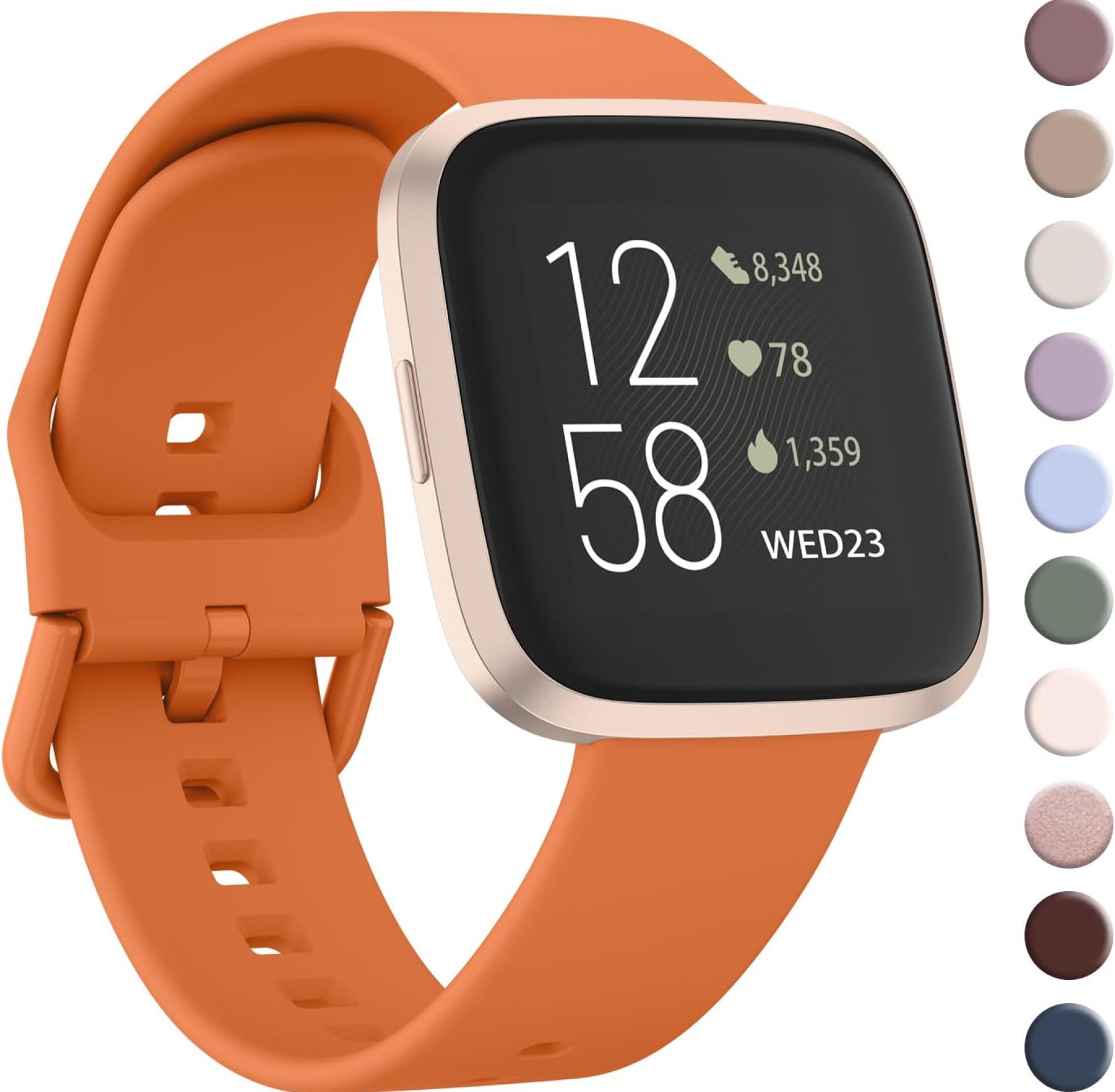 AK Sport Bands Compatible with Fitbit Versa, Classic Soft Replacement Wristbands for Smart Watch Women & Men AK Sport Bands Compatible with Fitbit Versa, Classic Soft Replacement Wristbands for Smart Watch Women & Men