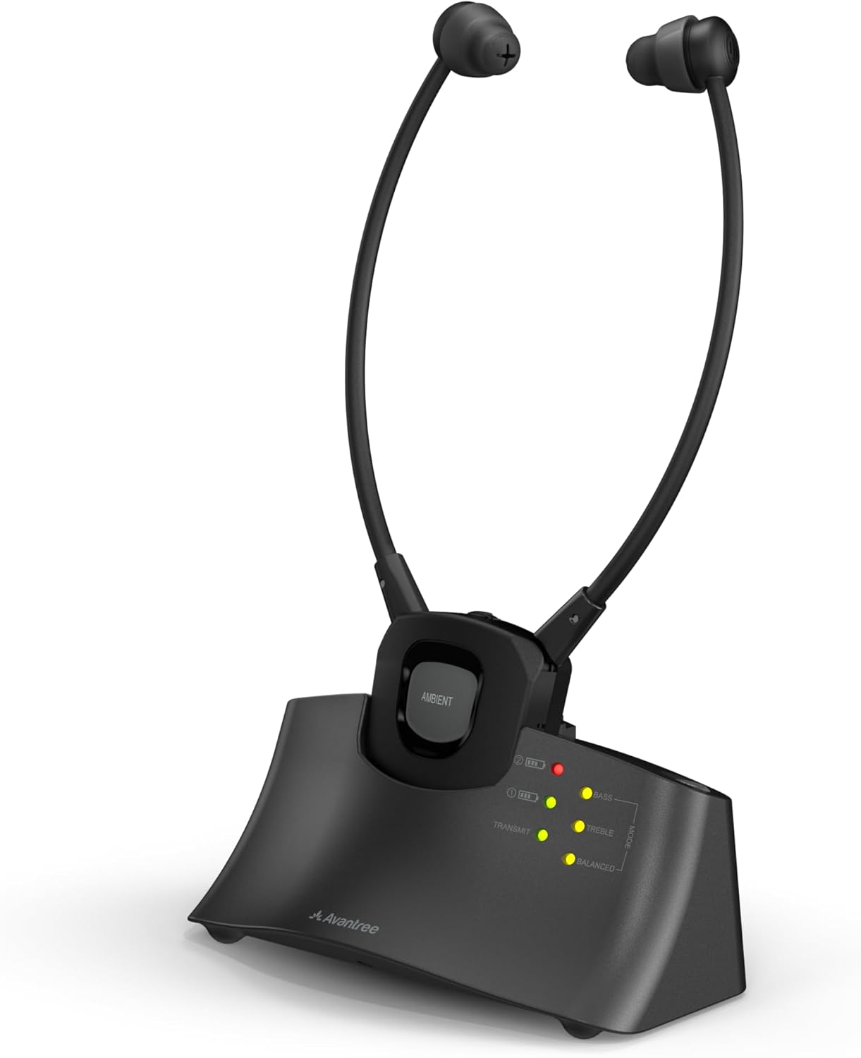 Avantree HT381 – Wireless Earbuds for TV Listening with RF Transmitter, L/R Balance Volume Control Headphones for Seniors & Hard of Hearing, Compatible with TVs with Optical or AUX Audio Output Avantree HT381 – Wireless Earbuds for TV Listening with RF Transmitter, L/R Balance Volume Control Headphones for Seniors & Hard of Hearing, Compatible with TVs with Optical or AUX Audio Output