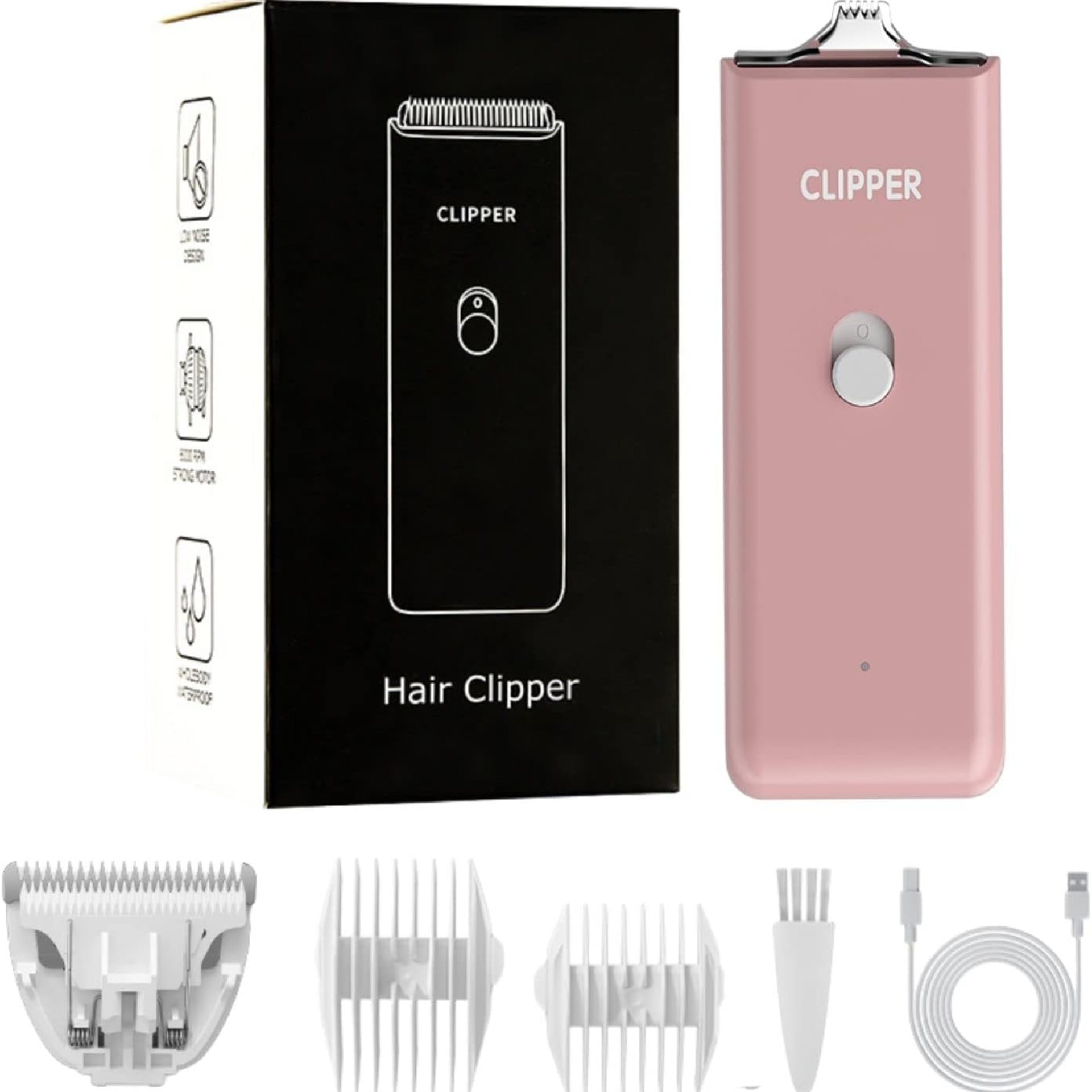 Dog Cat Home Hair Waterproof Clipper Portable Electric USB Rechargeable Pet Grooming Tools Low Noise Shaver Cordless Trimmer for Small and Large Pets Dog Cat Home Hair Waterproof Clipper Portable Electric USB Rechargeable Pet Grooming Tools Low Noise Shaver Cordless Trimmer for Small and Large Pets