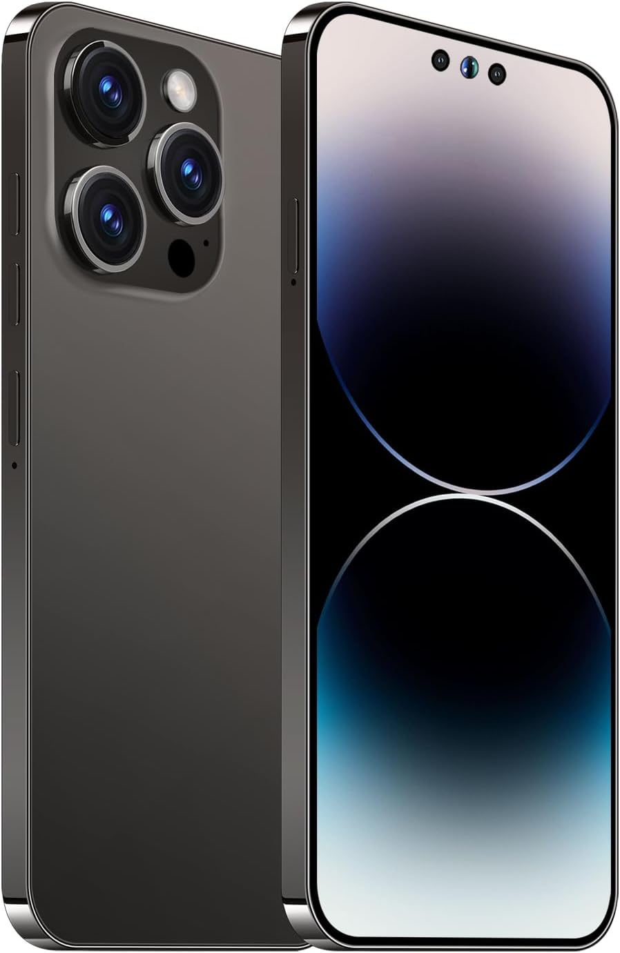 I14 PROMAX Unlocked Android Phone 8-core Smartphone 8GB+256GB Cell Phone 24MP+50MP Camera Pixels 6800mAh Battery for Extended Standby 6.7inch HD Screen Unlocked Phone 5G Dual SIM (Black) I14 PROMAX Unlocked Android Phone 8-core Smartphone 8GB+256GB Cell Phone 24MP+50MP Camera Pixels 6800mAh Battery for Extended Standby 6.7inch HD Screen Unlocked Phone 5G Dual SIM (Black)