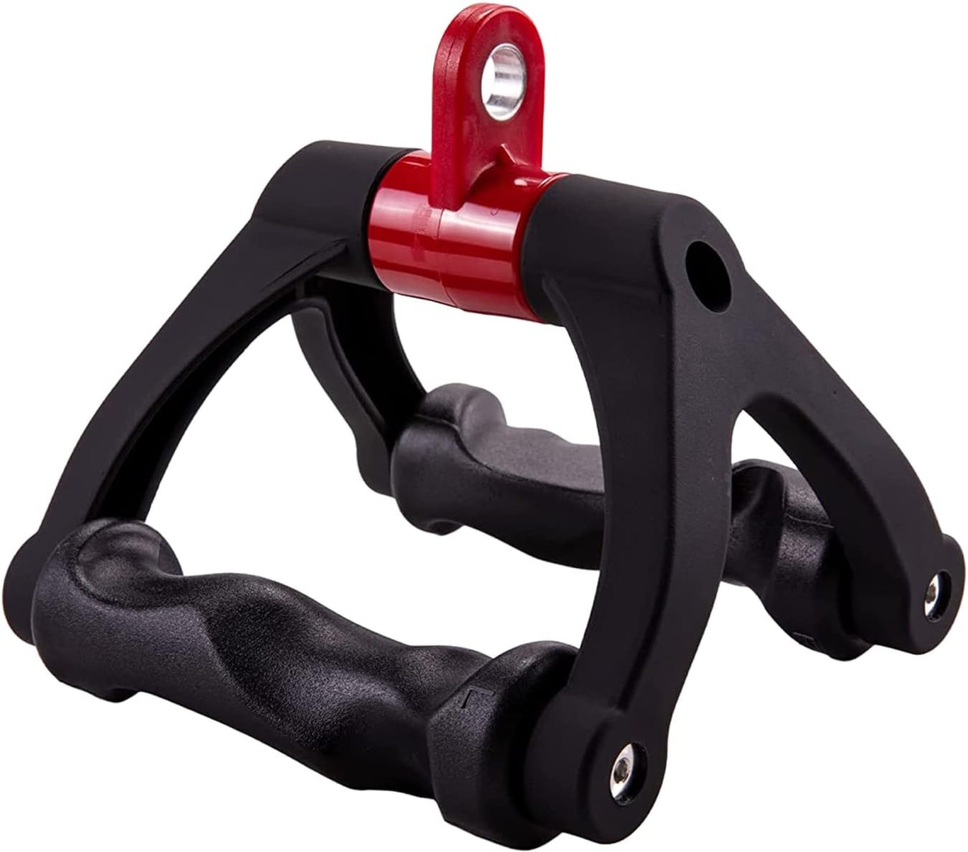 Double D Handle for Cable Machine – Ergonomic Row Handle Cable Attachment – Triangle V Bar Grip LAT PullDown Attachments for Home Gym Double D Handle for Cable Machine – Ergonomic Row Handle Cable Attachment – Triangle V Bar Grip LAT PullDown Attachments for Home Gym