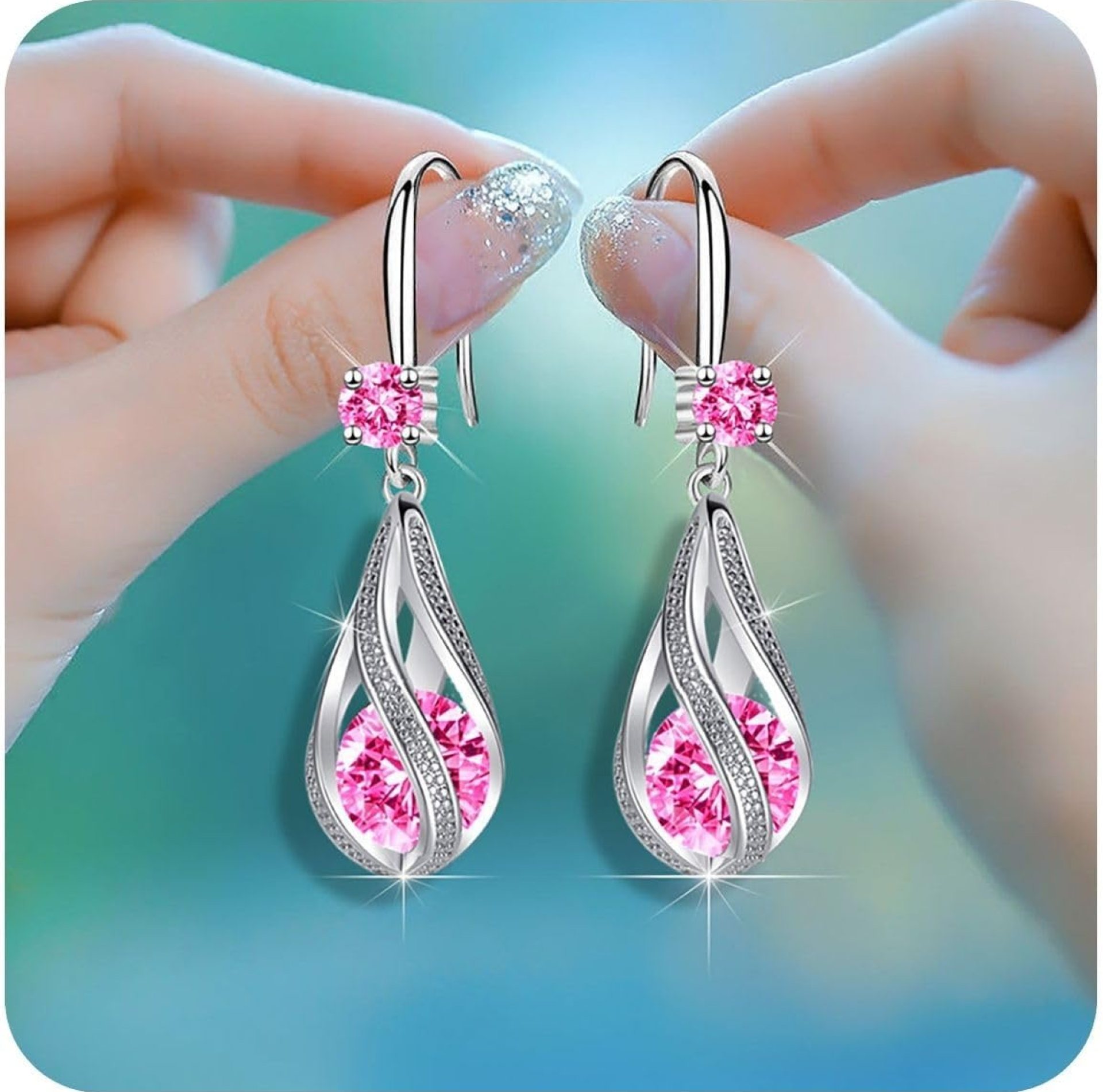 925 Sterling Silver Drop Earrings for Women Trendy Gold Hypoallergenic Dangle Earrings Wedding Earrings Jewelry for Brides 925 Sterling Silver Drop Earrings for Women Trendy Gold Hypoallergenic Dangle Earrings Wedding Earrings Jewelry for Brides