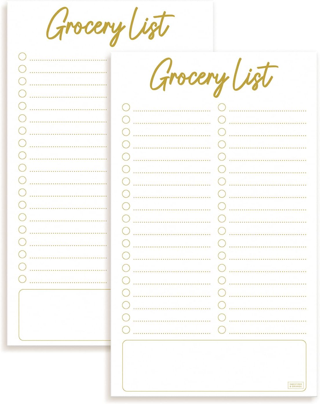 S&O Grocery List Notepad for Organization, 2 Pack sticky notes for Refrigerator – Grocery Catalog journals, Food Items sheets for Fridge, Magnetized memo Pad for cooler- 4.5×7.5”, 50 Pages S&O Grocery List Notepad for Organization, 2 Pack sticky notes for Refrigerator – Grocery Catalog journals, Food Items sheets for Fridge, Magnetized memo Pad for cooler- 4.5×7.5”, 50 Pages