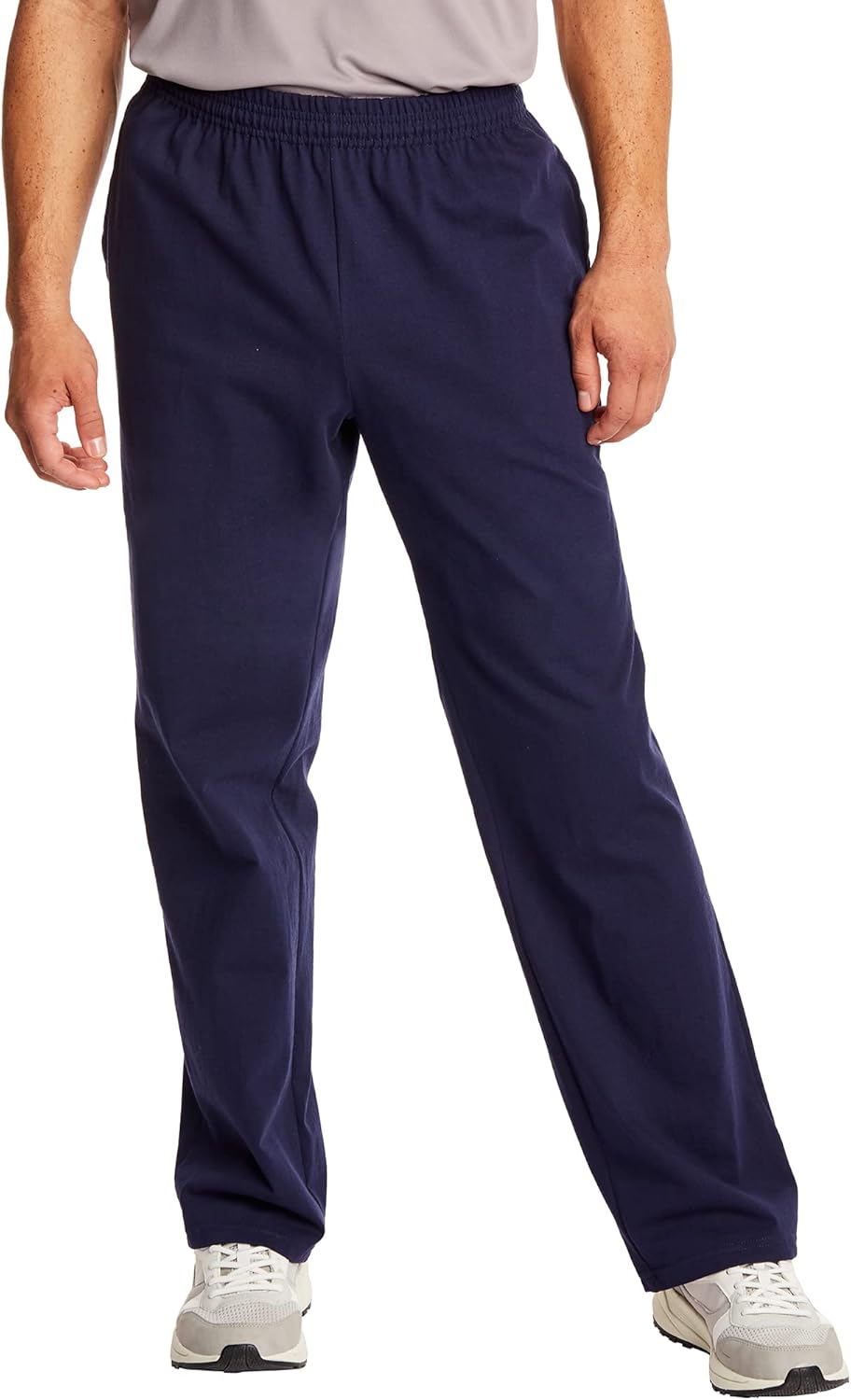 Hanes Essentials Sweatpants, Men’s Cotton Jersey Pants with Pockets, 33” Hanes Essentials Sweatpants, Men’s Cotton Jersey Pants with Pockets, 33”